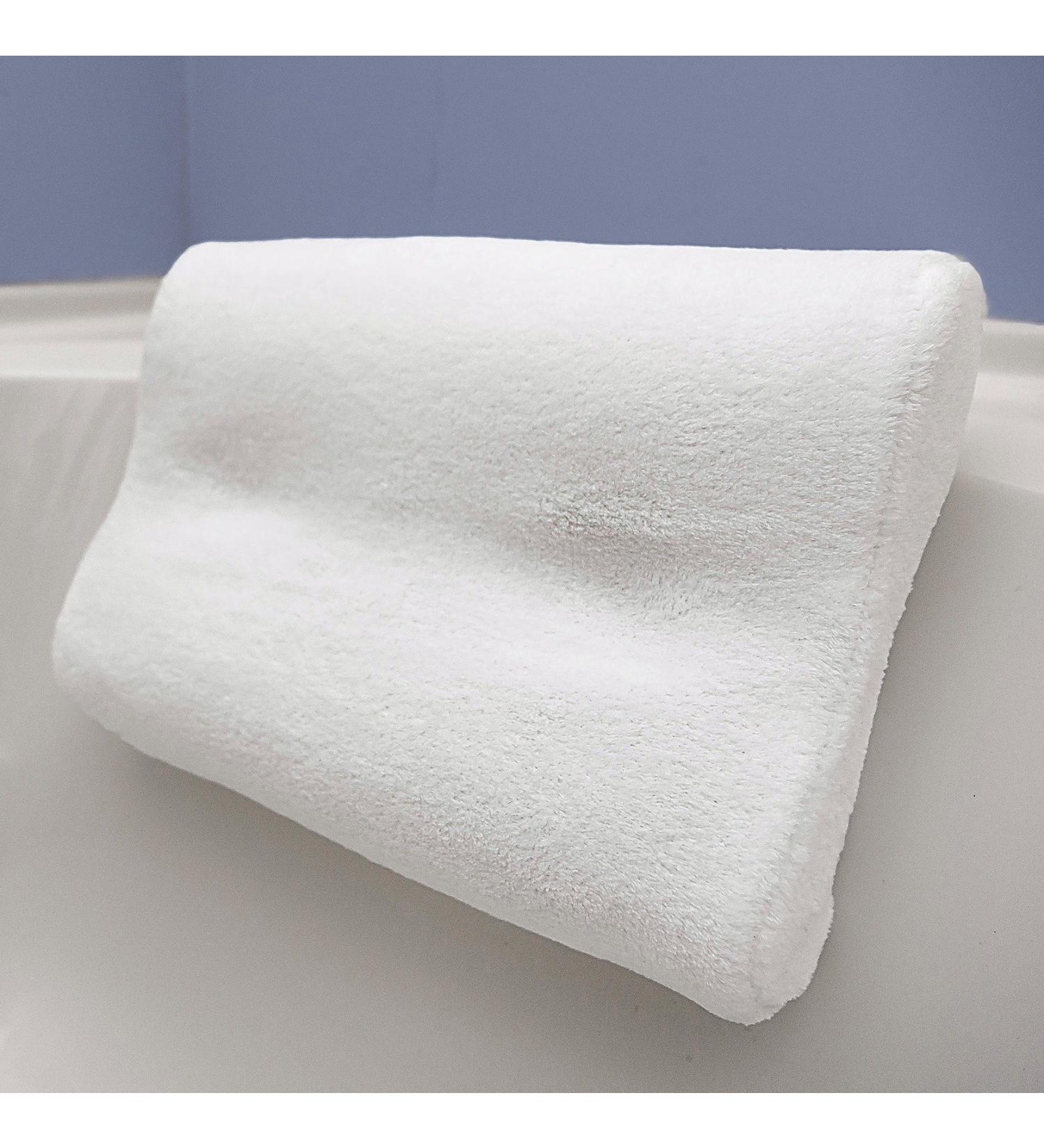 IndulgeMe Super Soft Non Slip Bath Pillow - Extra Large Suction Cups - Quick Drying Mesh - Neck and Back Support - Bonus Travel Case - Removable Cover - Buy Online on GoSupps.com