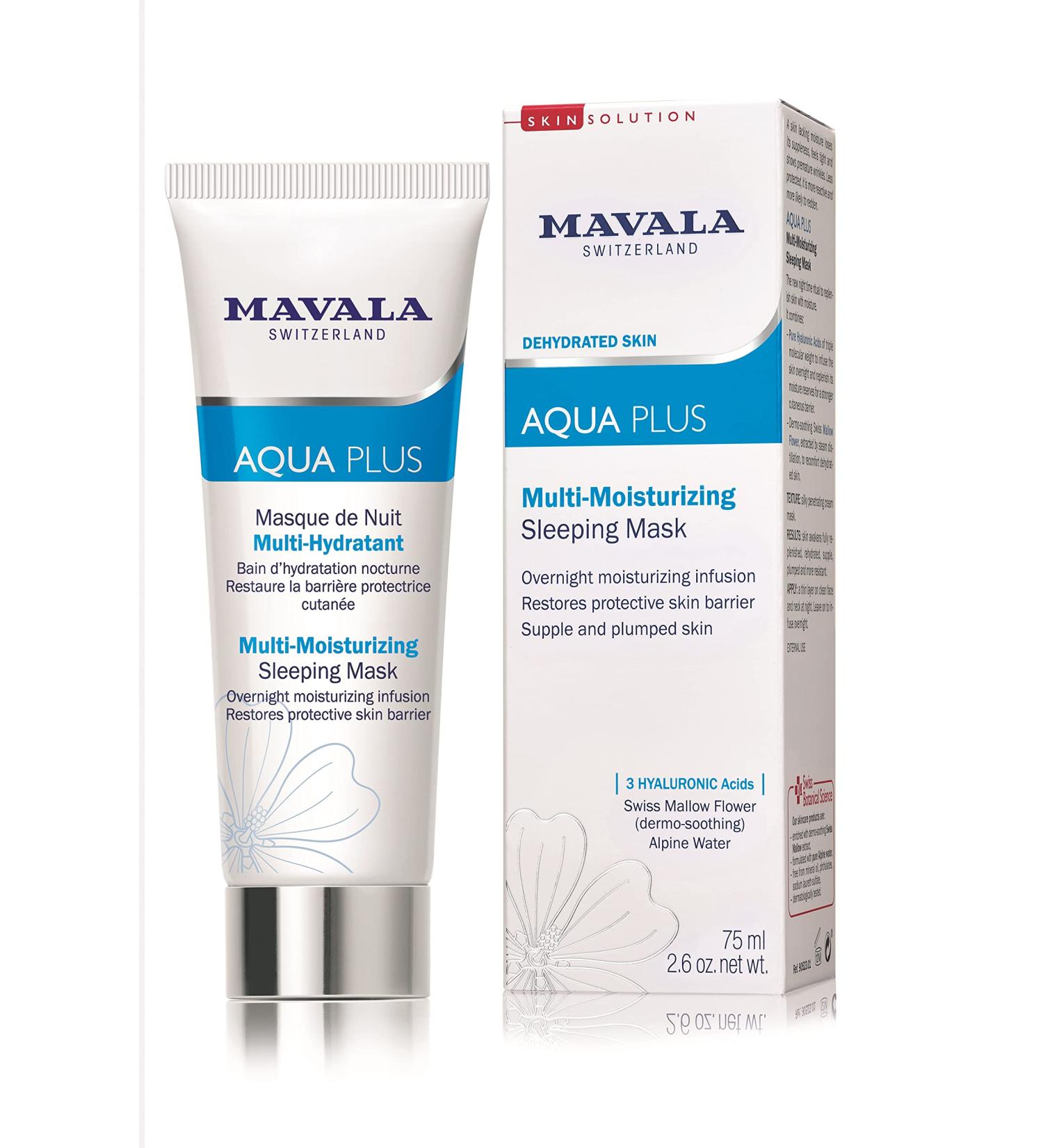 Mavala Multi-Moisturising Night Mask Aqua Plus - Hydrating Overnight Treatment for Glowing Skin | International Shipping Available - Buy Online on GoSupps.com