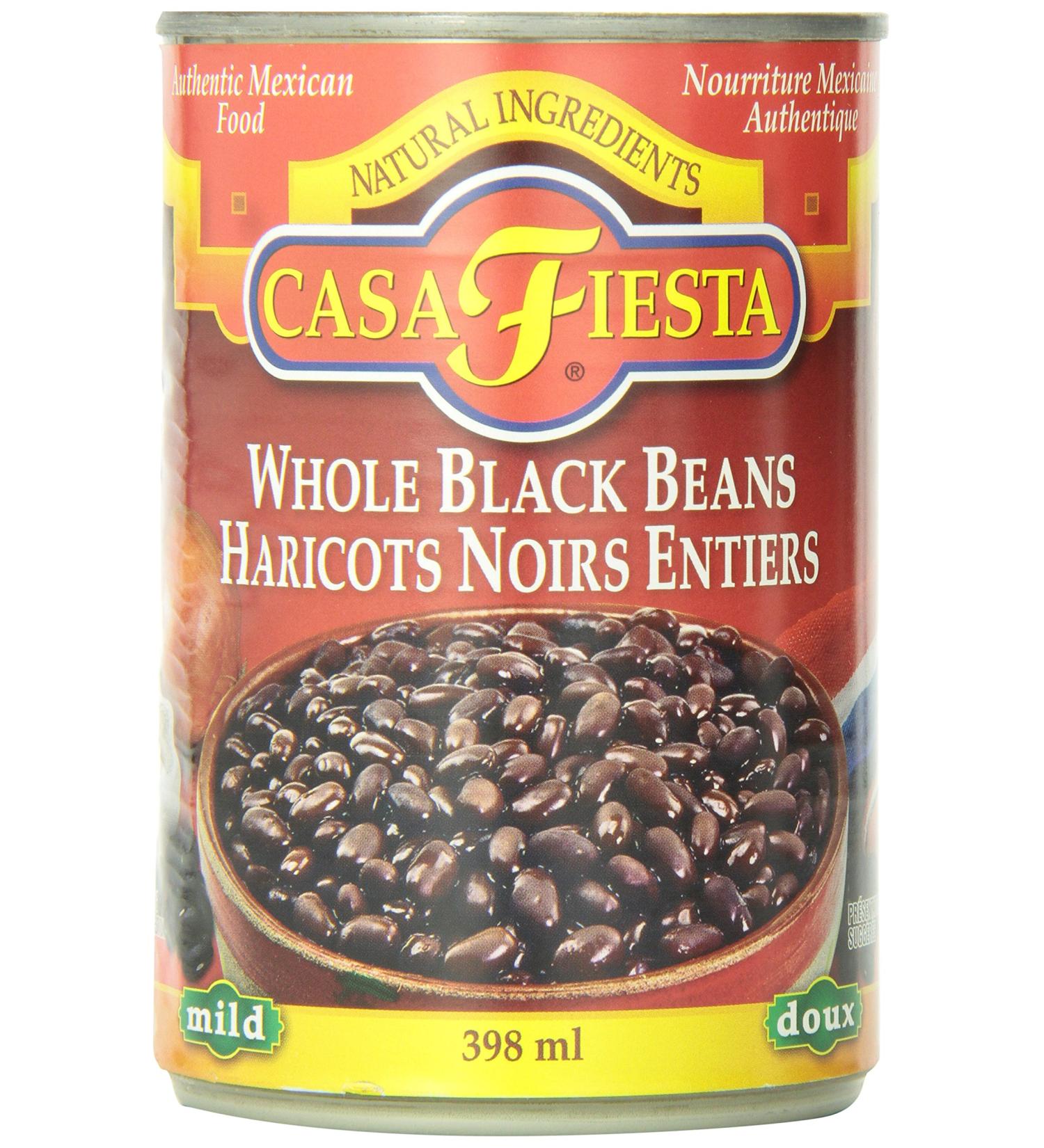 Casa Fiesta Whole Black Beans 398ml - Buy Online on GoSupps.com