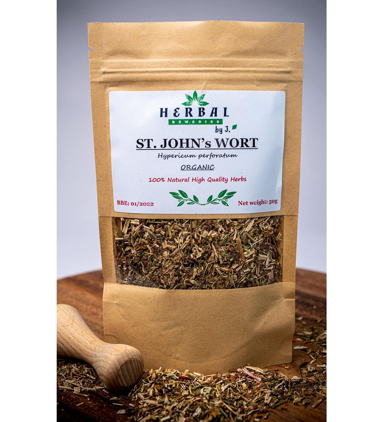 St. John's Wort Tea Infusion 50g | Herbal Anxiety Relief | Liver Support | Sleep Aid by Dziurawiec Herbal Remedies - Buy Online on GoSupps.com