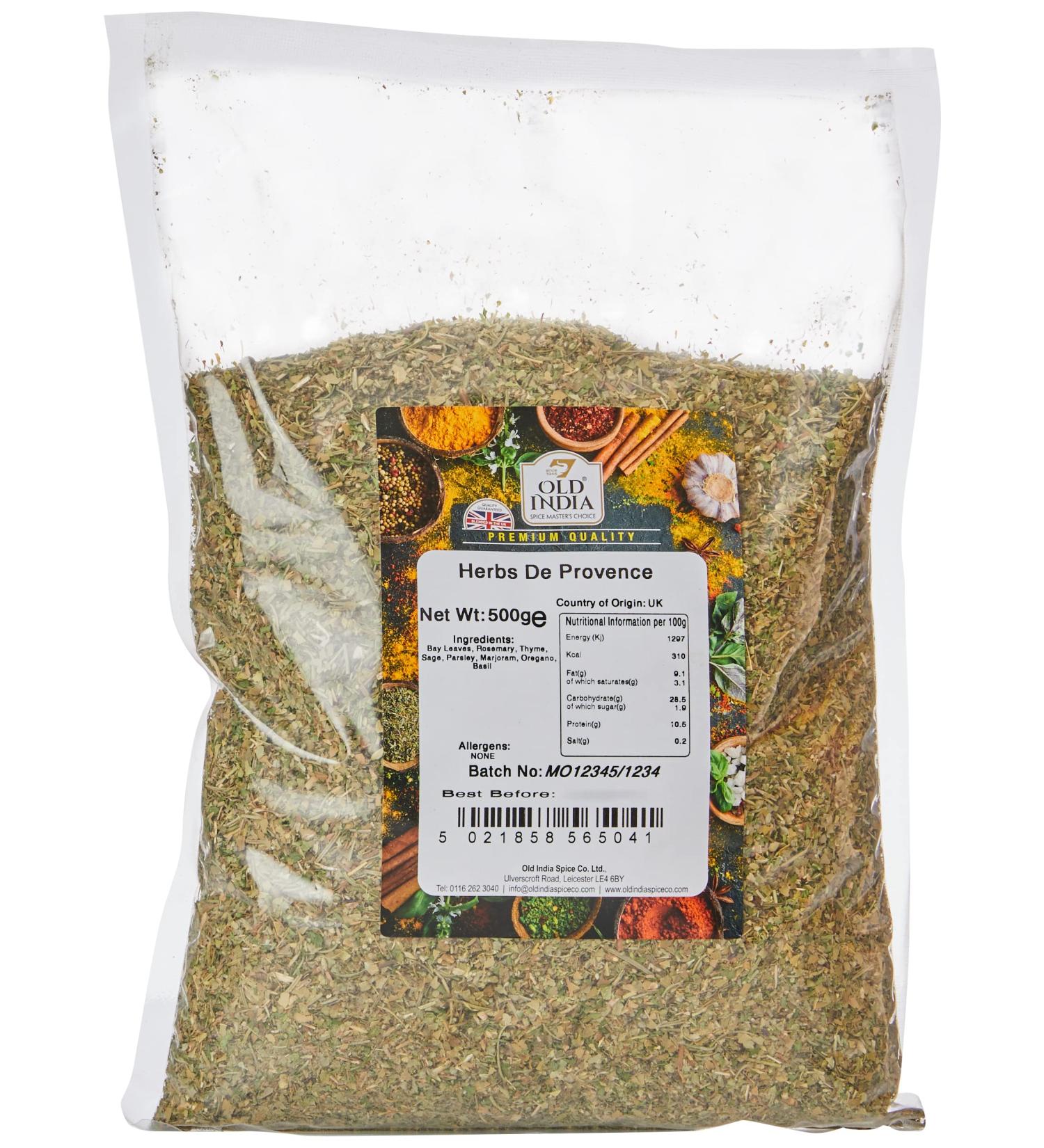 Old India Herbs De Provence 500g - Authentic Blend for Culinary Delights - Buy Online on GoSupps.com