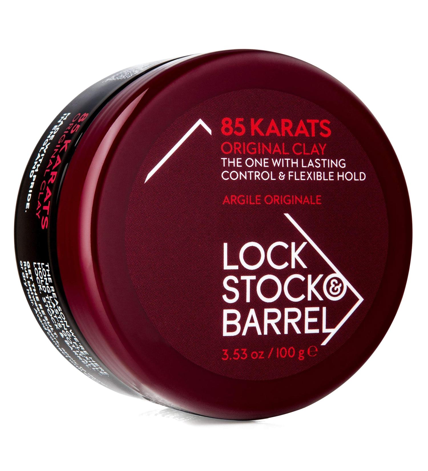 Lock Stock & Barrel 85 Karats Original Clay For Men 100g - Styling Clay for Men's Hair - Buy Online on GoSupps.com