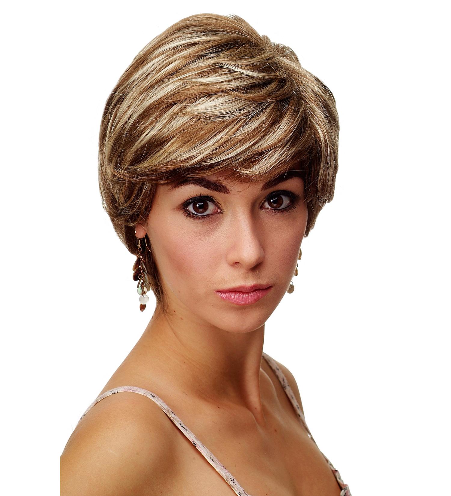 WIG ME UP - Short Sexy & Sassy Ladies Wig with Brown Blonde Highlights - CH-1309-L12-26 - Buy Online on GoSupps.com