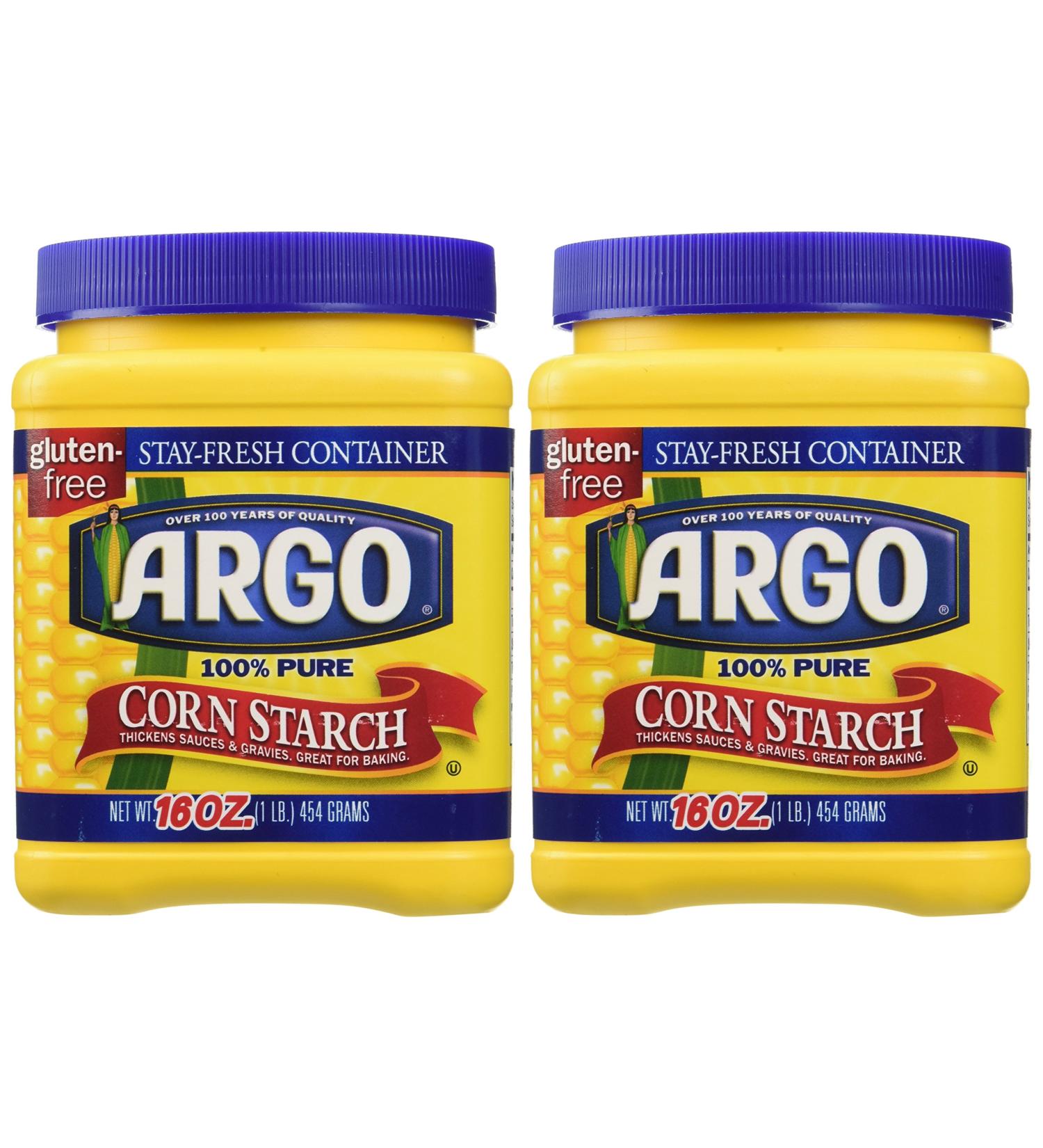 Argo 100% Pure Corn Starch 16 Oz Pack of 2 - (Insert your brand name or key feature) - Buy Online on GoSupps.com