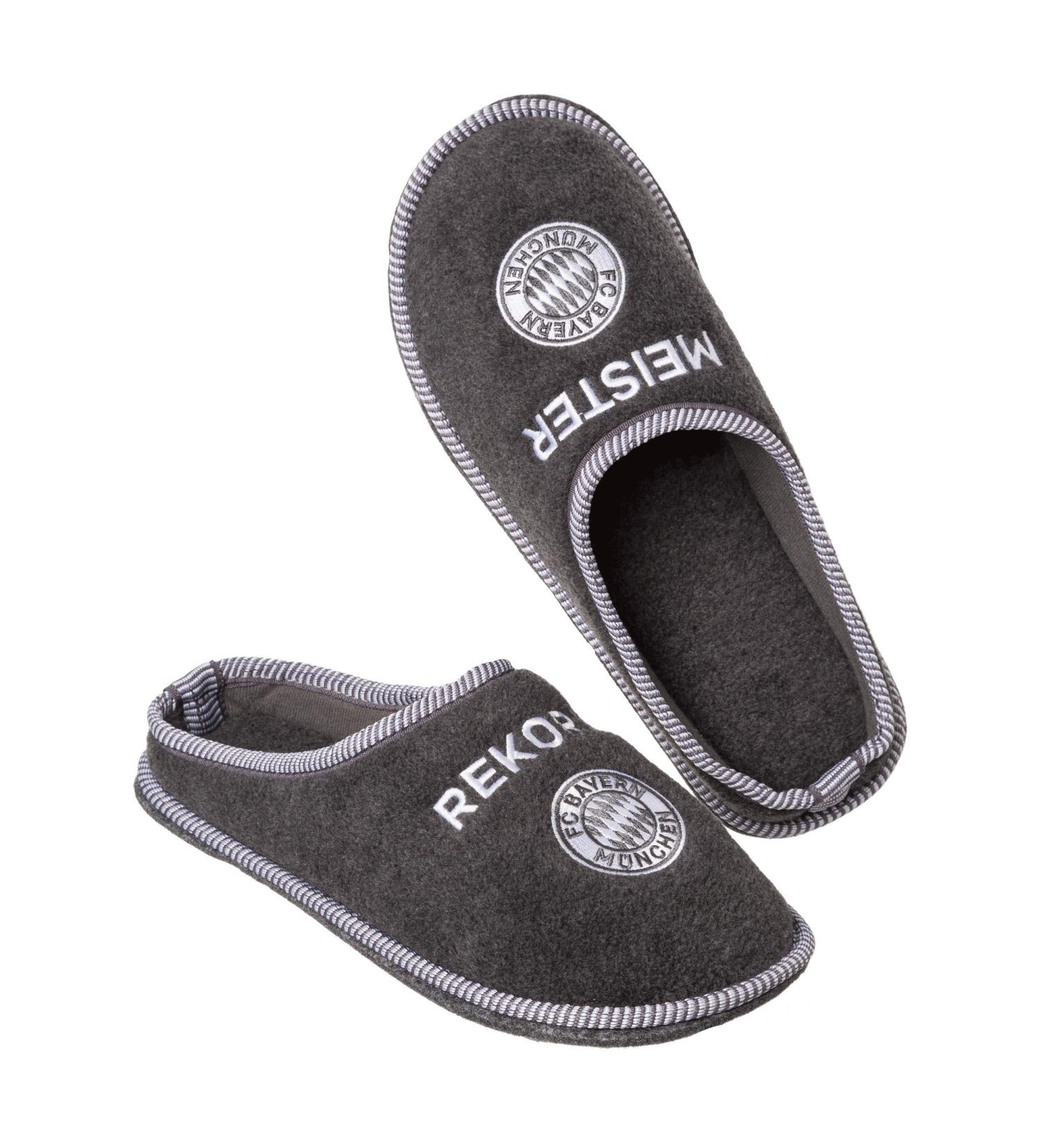 FC Bayern Munich fan article felt slippers REKORDMEISTER size 43