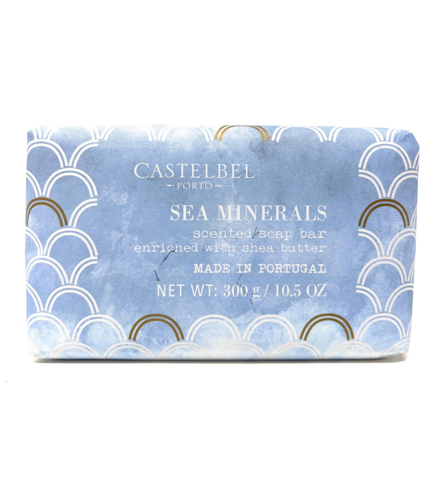 Castelbel Porto Sea Minerals Soap Bar with Shea Butter - 10.5 Oz | Luxurious Hydrating Soap for All Skin Types - International Shipping Available - Buy Online on GoSupps.com