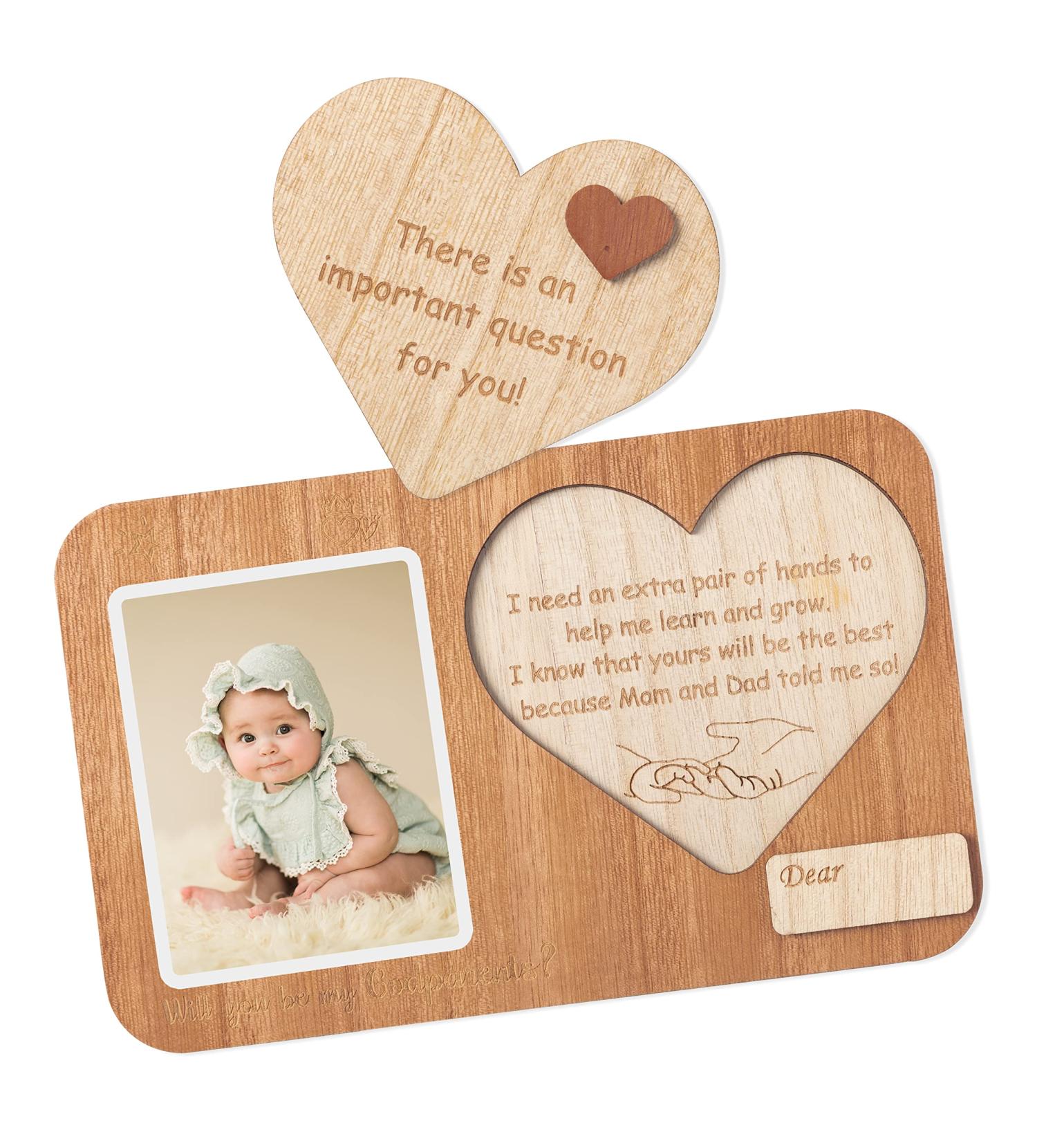 Godparents Proposal Picture Frame - Will You Be My Godparents Gift Ideas - Buy Online on GoSupps.com