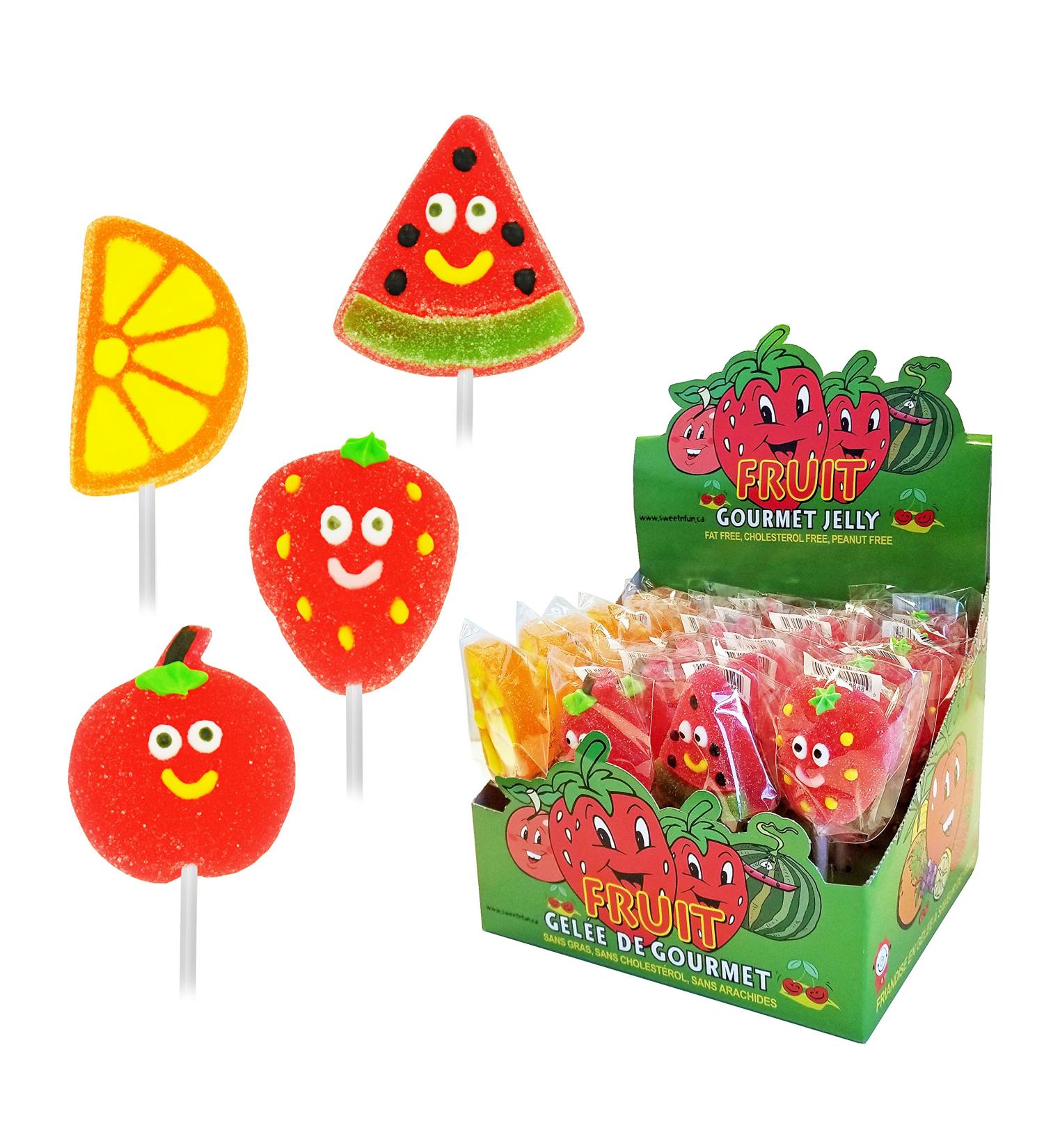 Gourmet Jelly Regular Fruit Candy 24 Pcs/Box