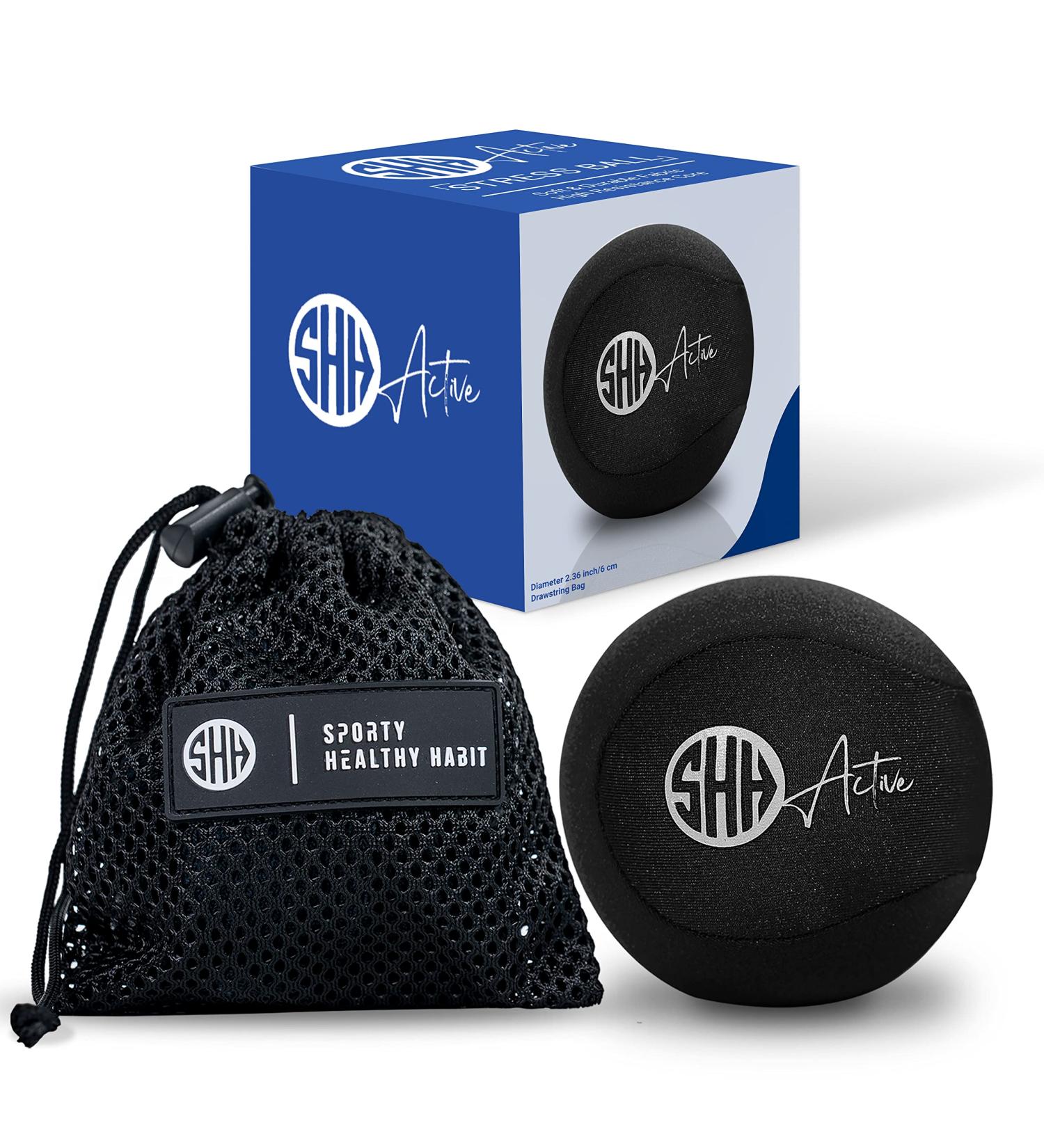 Large Gel Stress Ball for Anxiety Relief - Crow Black (Soft/Medium/Hard) - Hand Therapy, Arthritis, Grip Strengthener for Men and Women - Office & Work Rehab - Buy Online on GoSupps.com