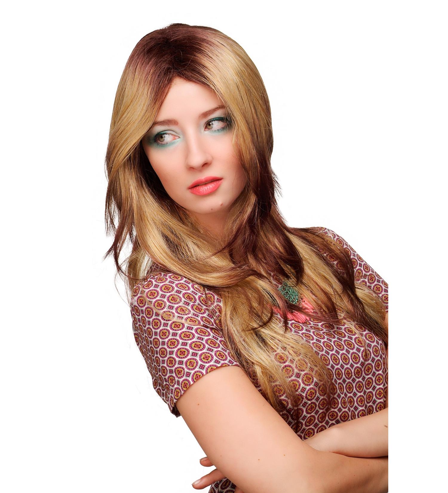 Buy WIG ME UP Sexy Brown Dark Blonde Layered Wig - 65 cm Long Middle Parting | WL-2330-YP4/273 | International Shipping Available - Buy Online on GoSupps.com