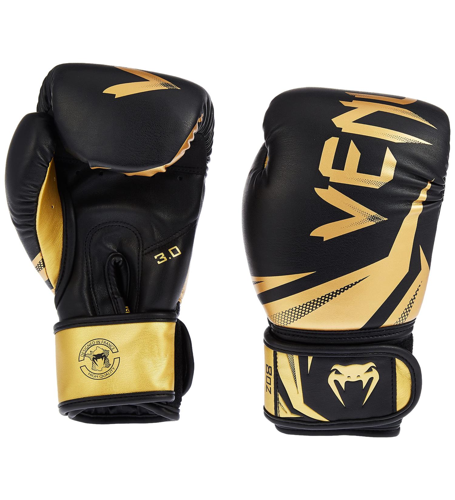 Buy Venum Boxing Gloves Challenger 3.0 12 Oz Black/Gold - Best International Shipping | Premium Quality MMA Gear - Buy Online on GoSupps.com