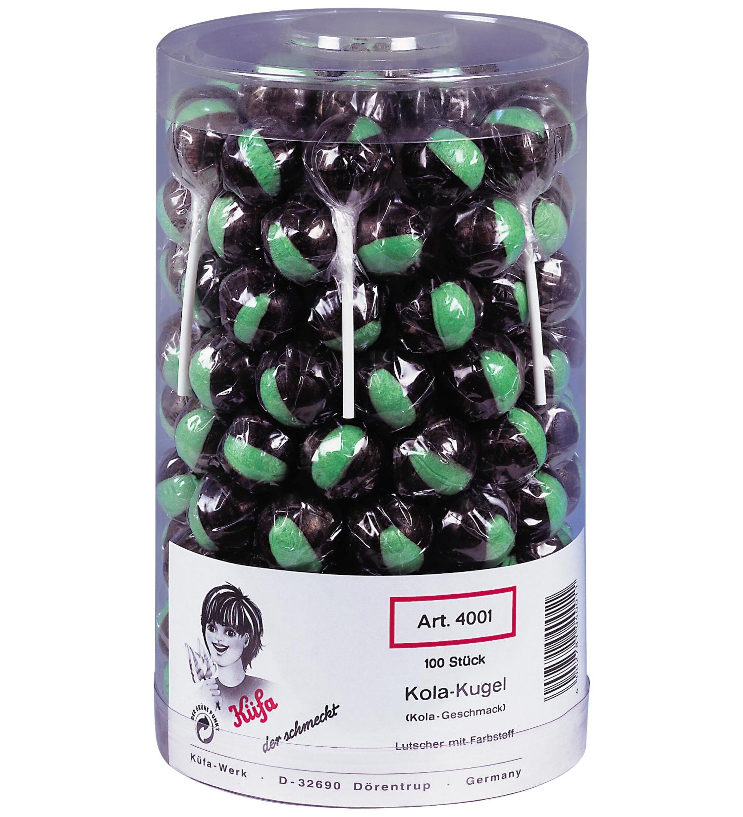 K fa Lolly Cola Kugel 100 St. 1.7kg