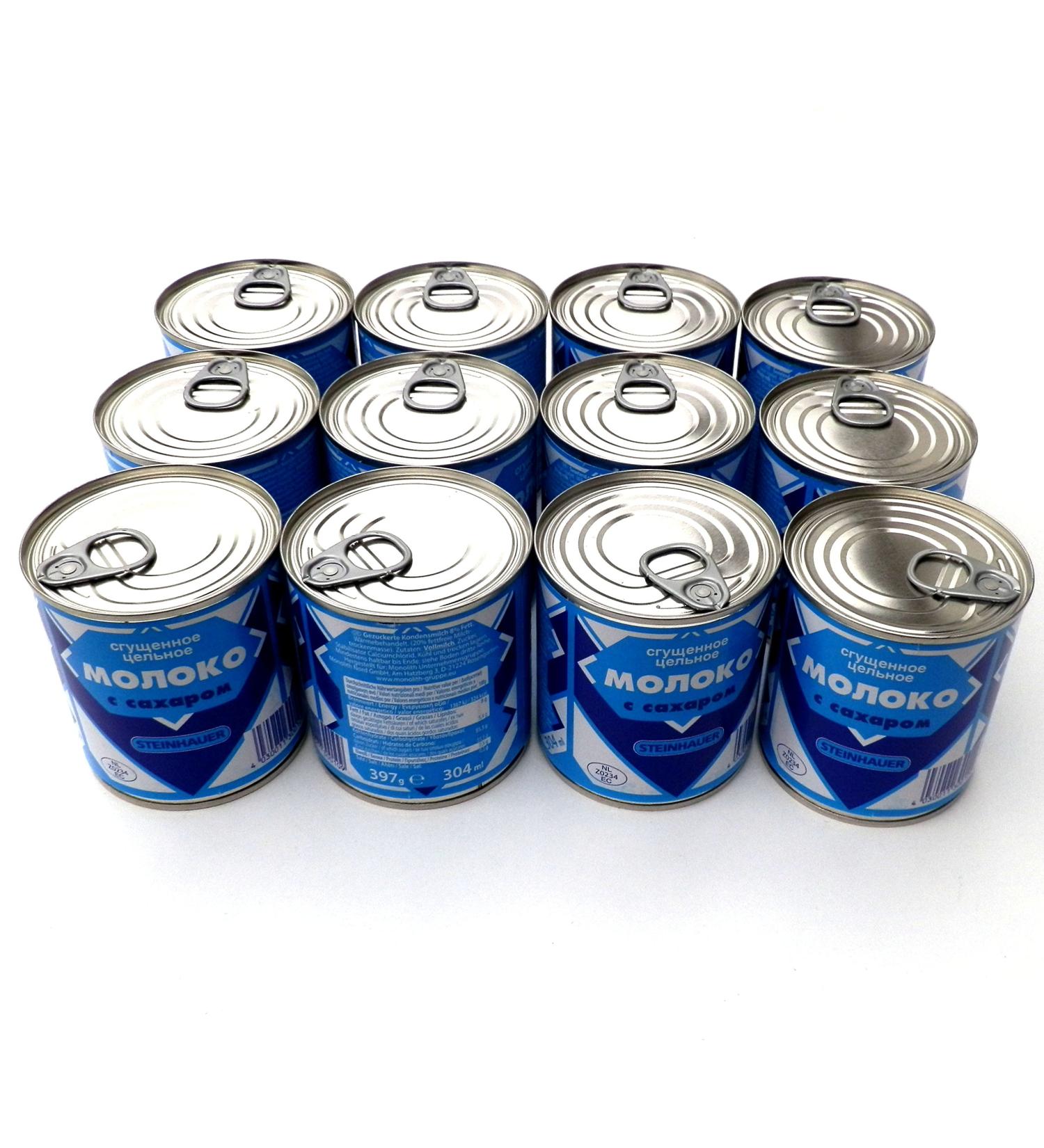 12 x 397g Steinhauer sweetened condensed milk 8% fat
