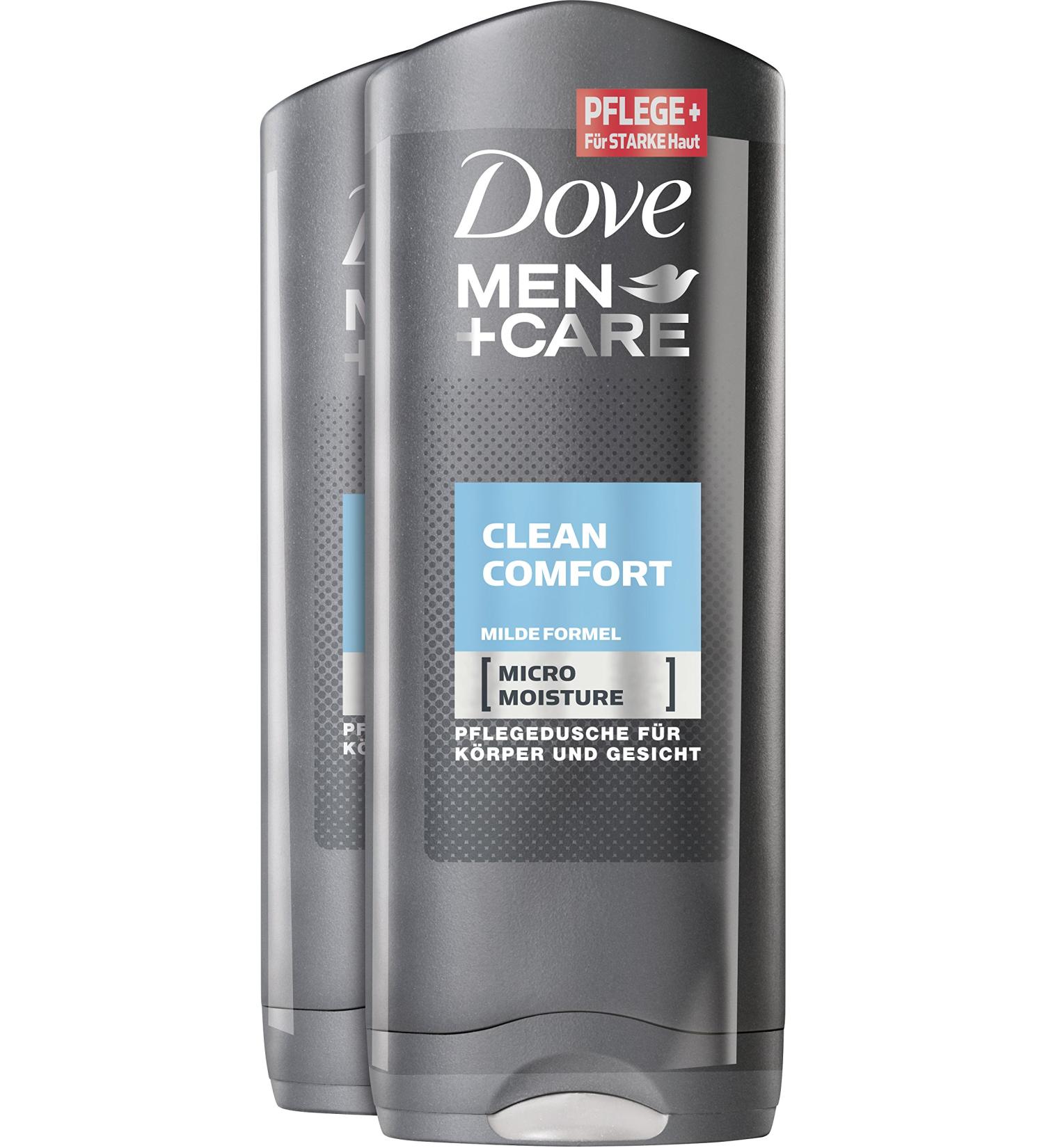 DOVE MEN + CARE Dove Gel Men + Care Clean Comfort Lot de 2 (2 x 250 ml)