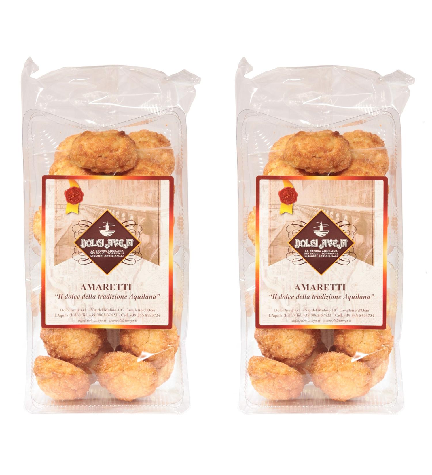 Dolci Aveja - Amaretti Cookies with Almonds - 2x350 gr