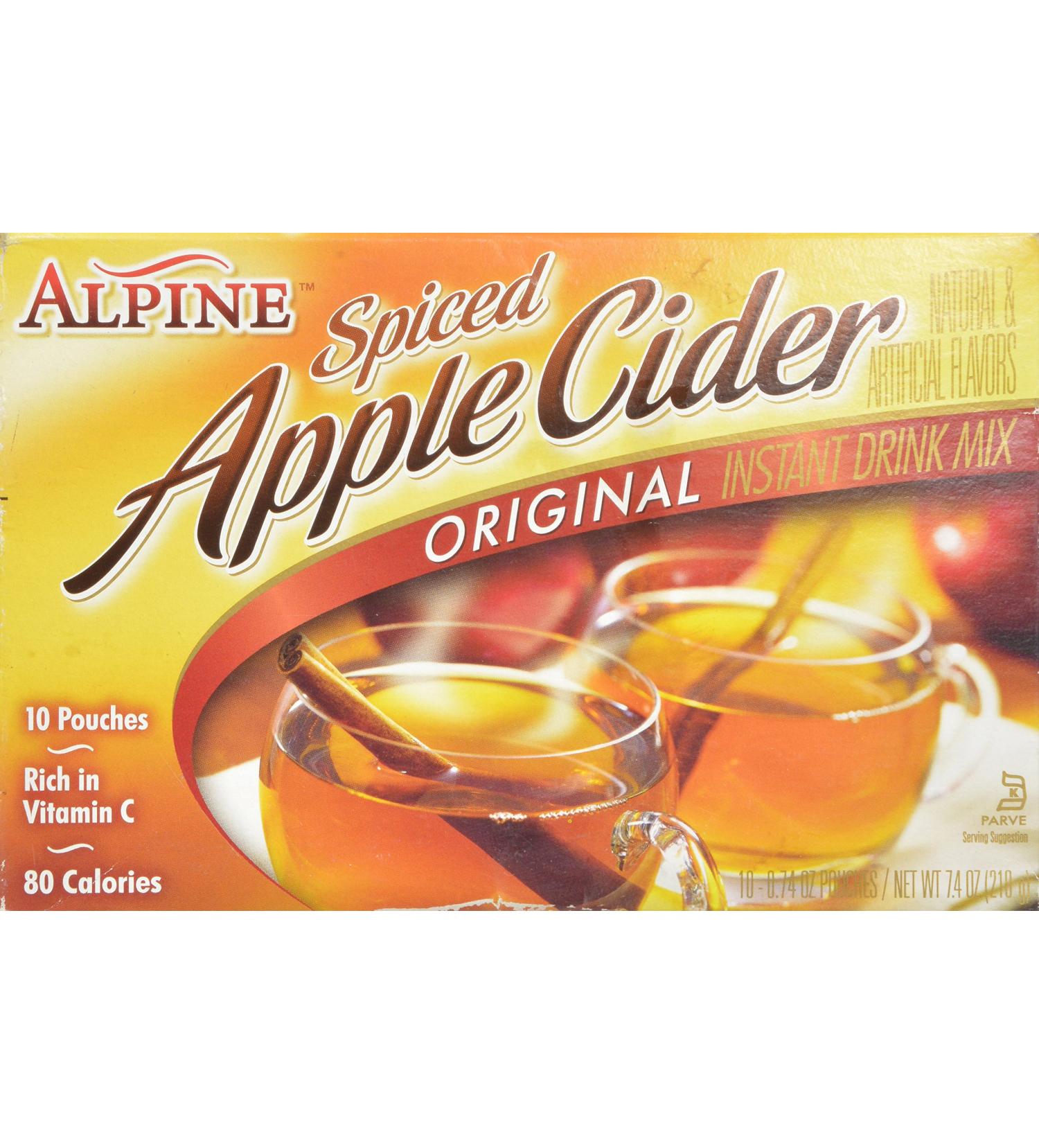Alpine Mix Cider Orig 10ct - 7.4 oz | Premium Quality Cider Mix | Shop Now - Buy Online on GoSupps.com
