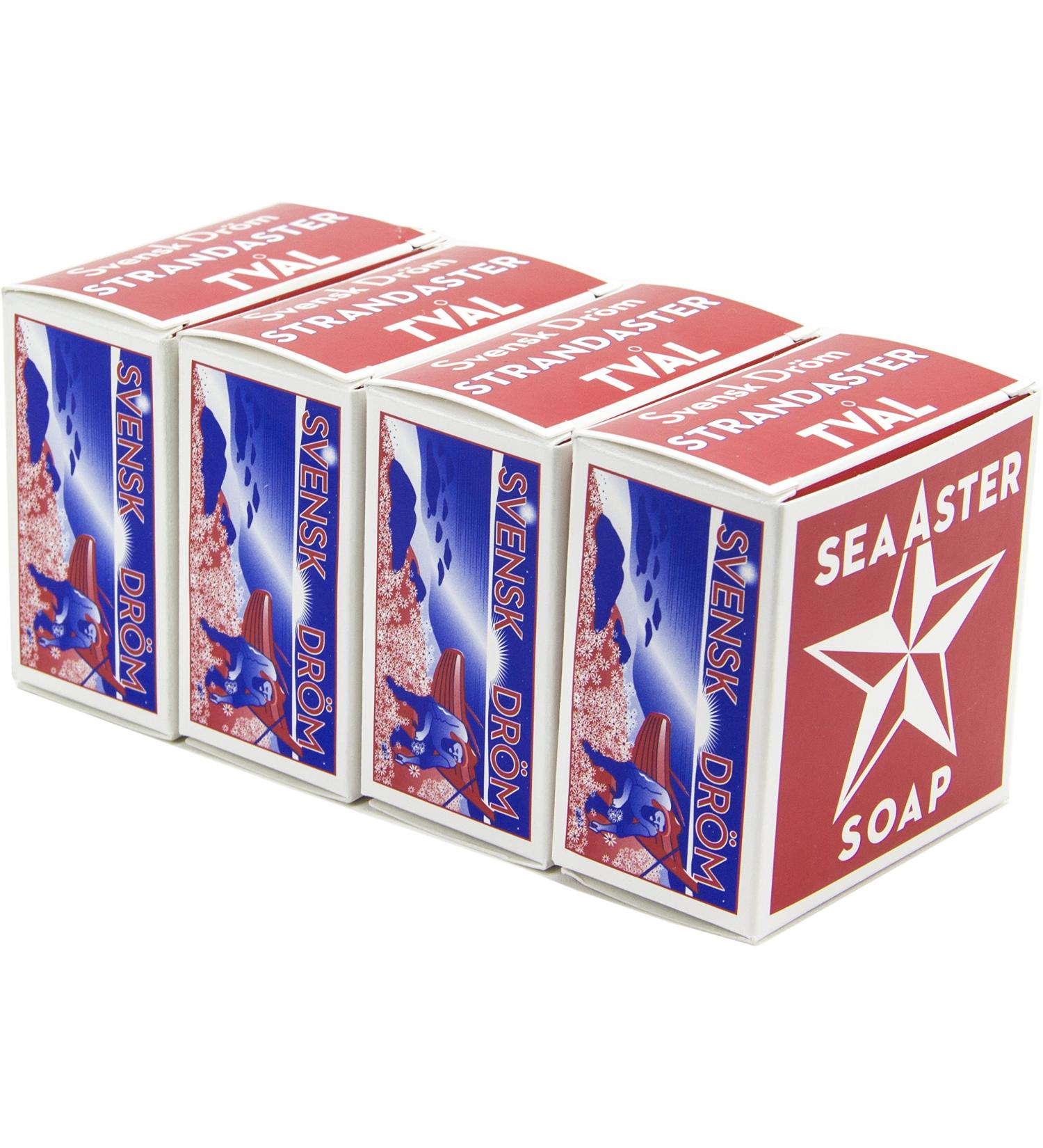 Swedish Dream Sea Aster Bath Soap - Set of 4 | Invigorating Cleansing Bar - Buy Online on GoSupps.com