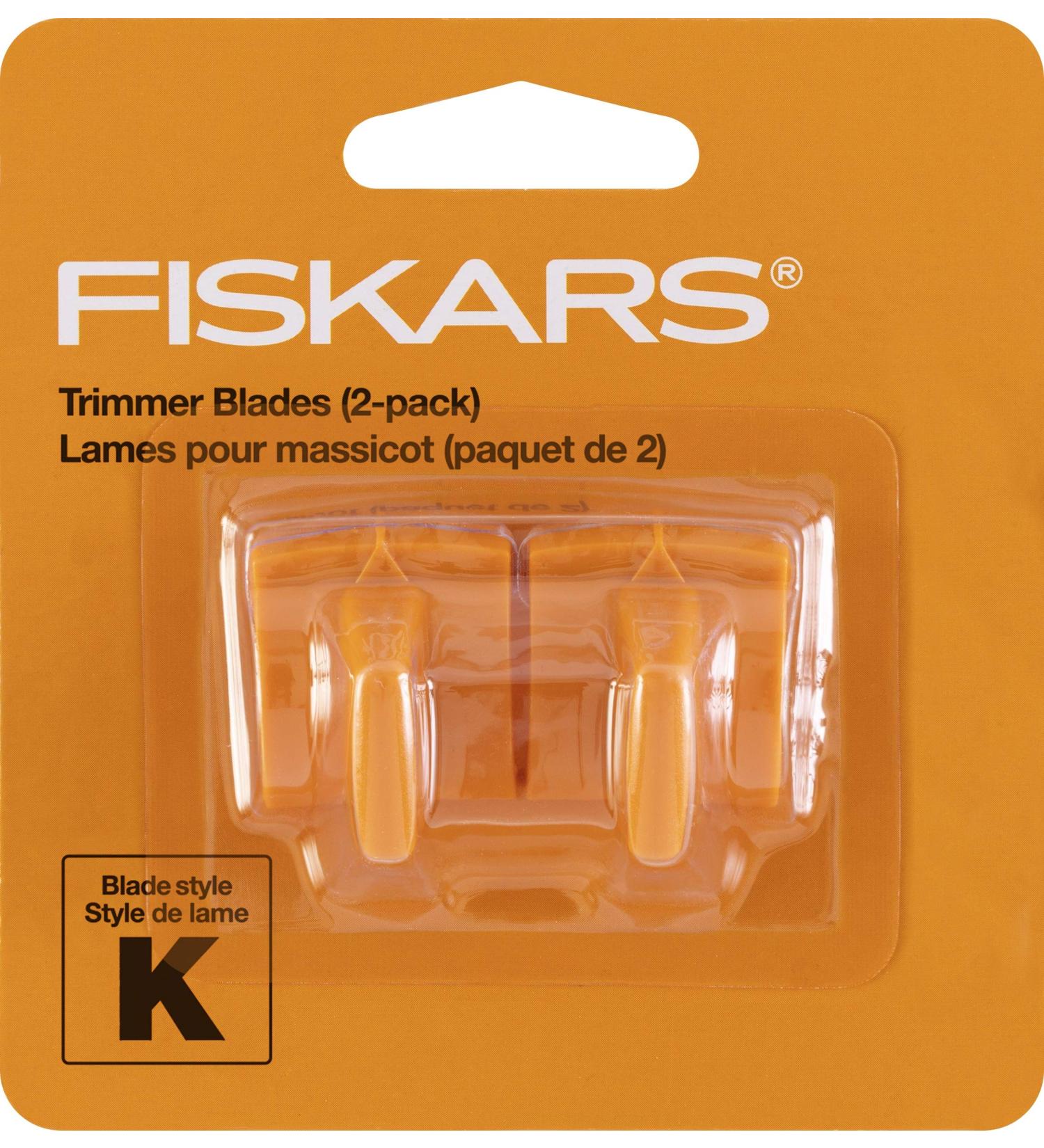 Fiskars 177500-1001 Fiskars Reinforced Trimmer Blades (2 Pack) Packaging May Vary Orange - Buy Online on GoSupps.com