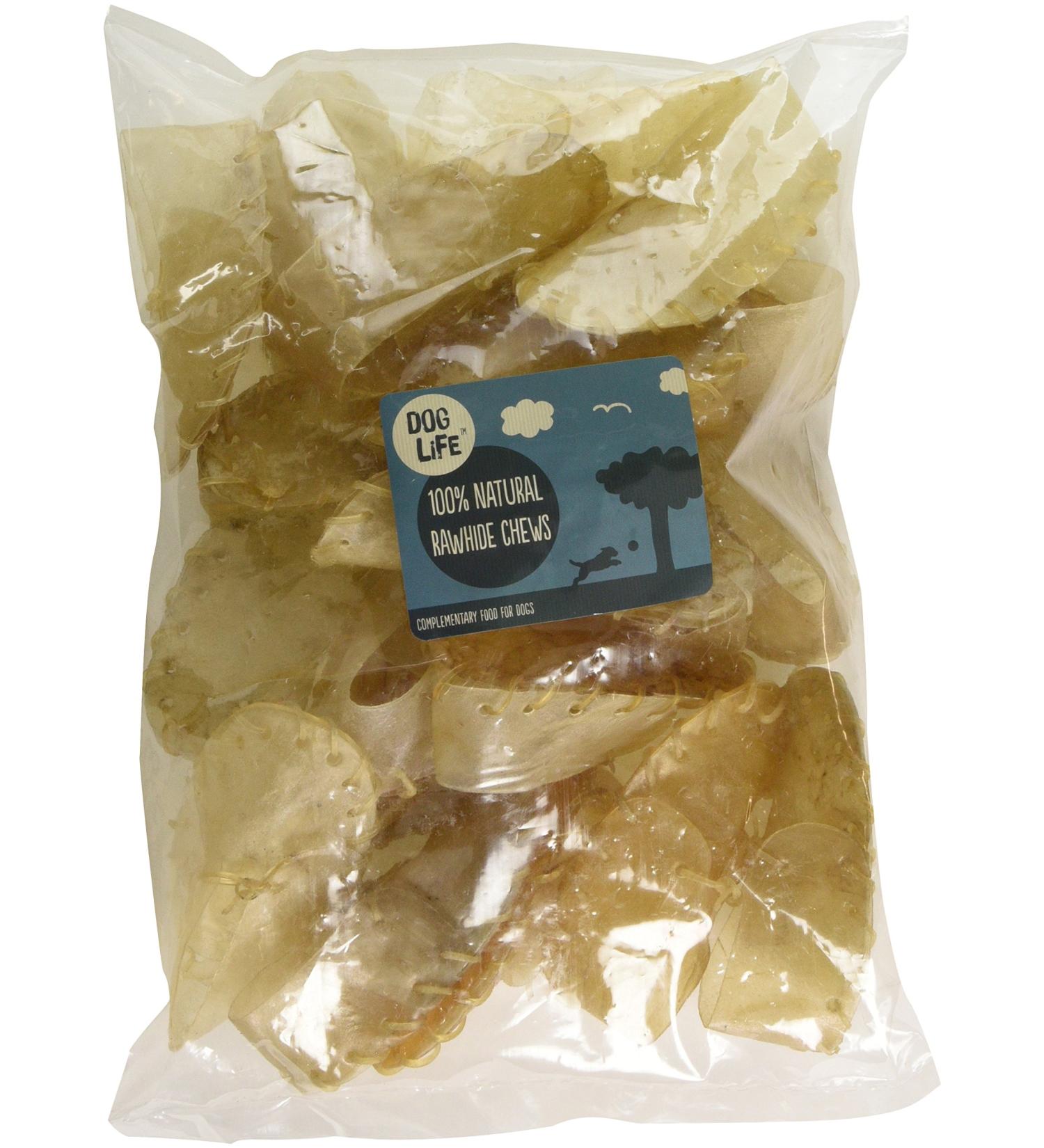 Dog Life Chew Shoes Rawhide 5-Inch 20-Count 520 g (Pack of 1) - Buy Online on GoSupps.com