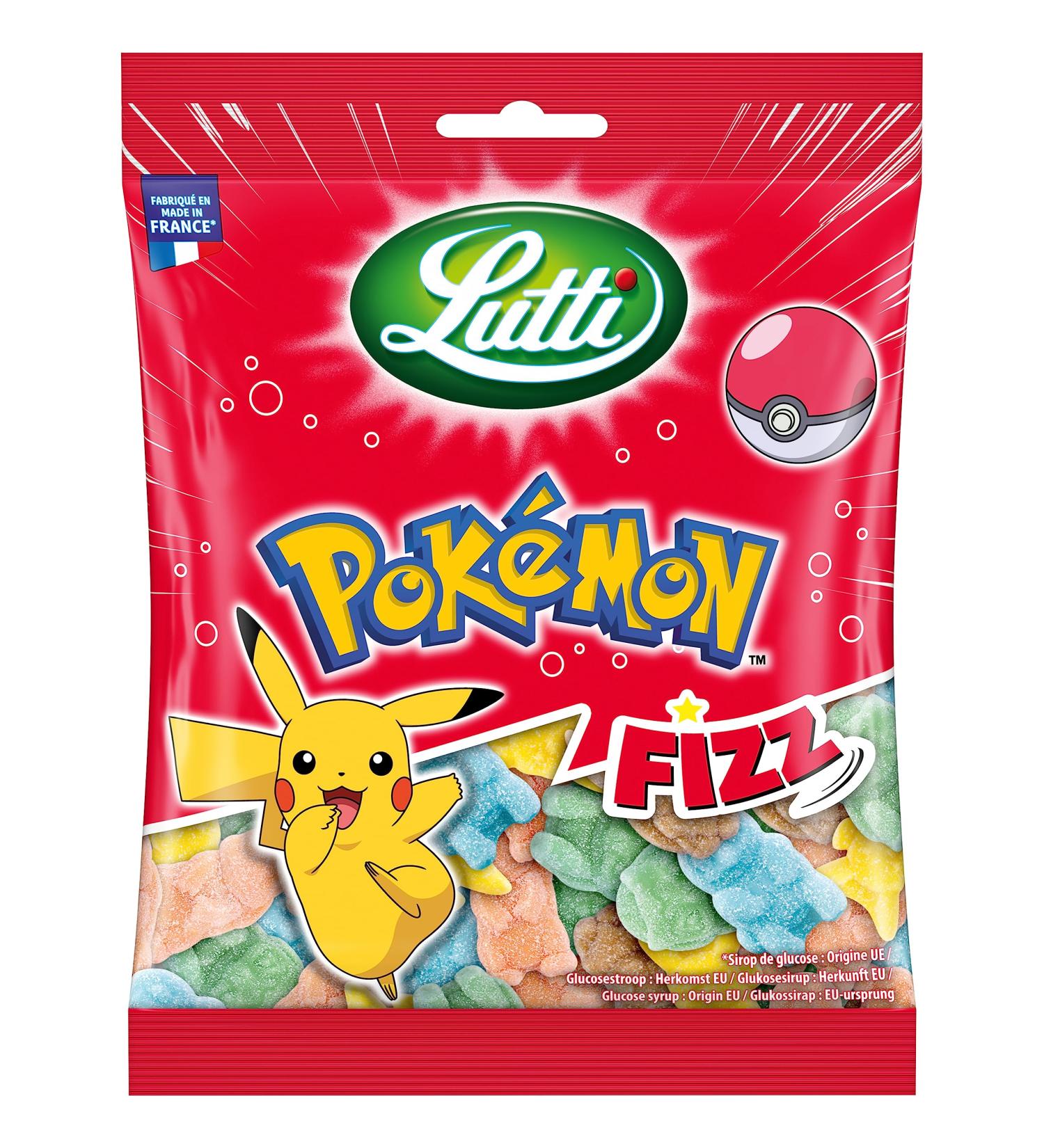 Lutti Pok mon Fizz 180G Chocolat blanc 180 g