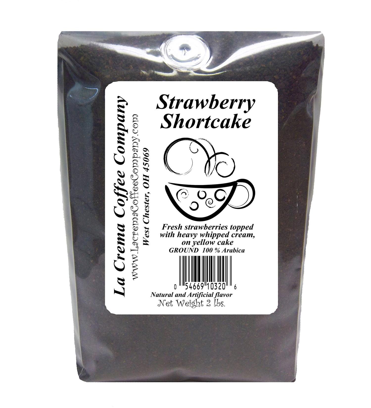 La Crema Coffee Strawberry Shortcake, 2-Pound Packages