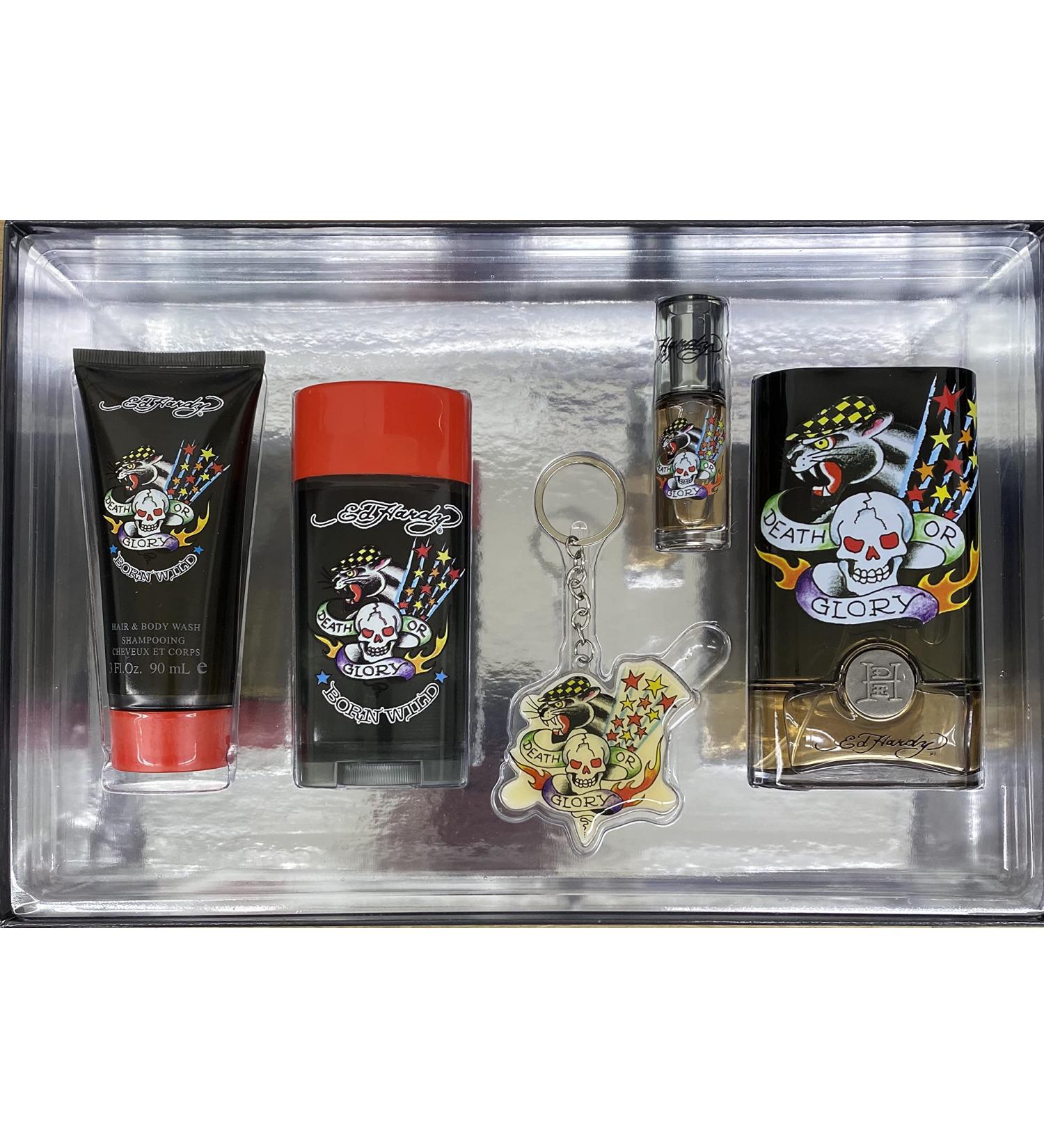Christian Audigier Ed Hardy Born Wild 5 Piece Gift Set for Men - Buy Online on GoSupps.com
