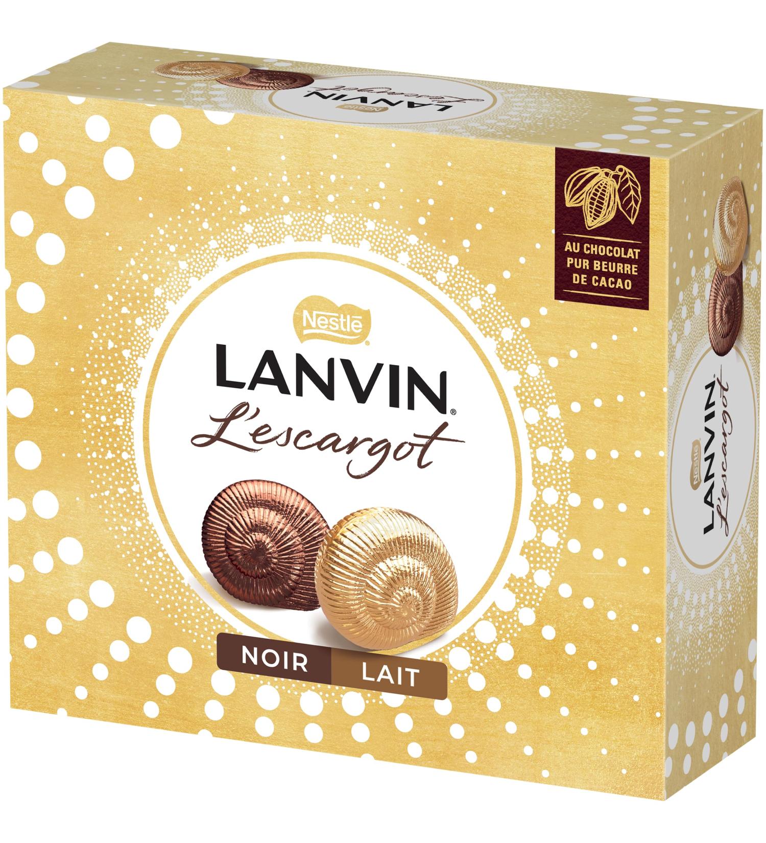 Lanvin - L'Escargot Duo Lait Noir Chocolat De No l - 362g Chocolat Plein format - Buy Online on GoSupps.com