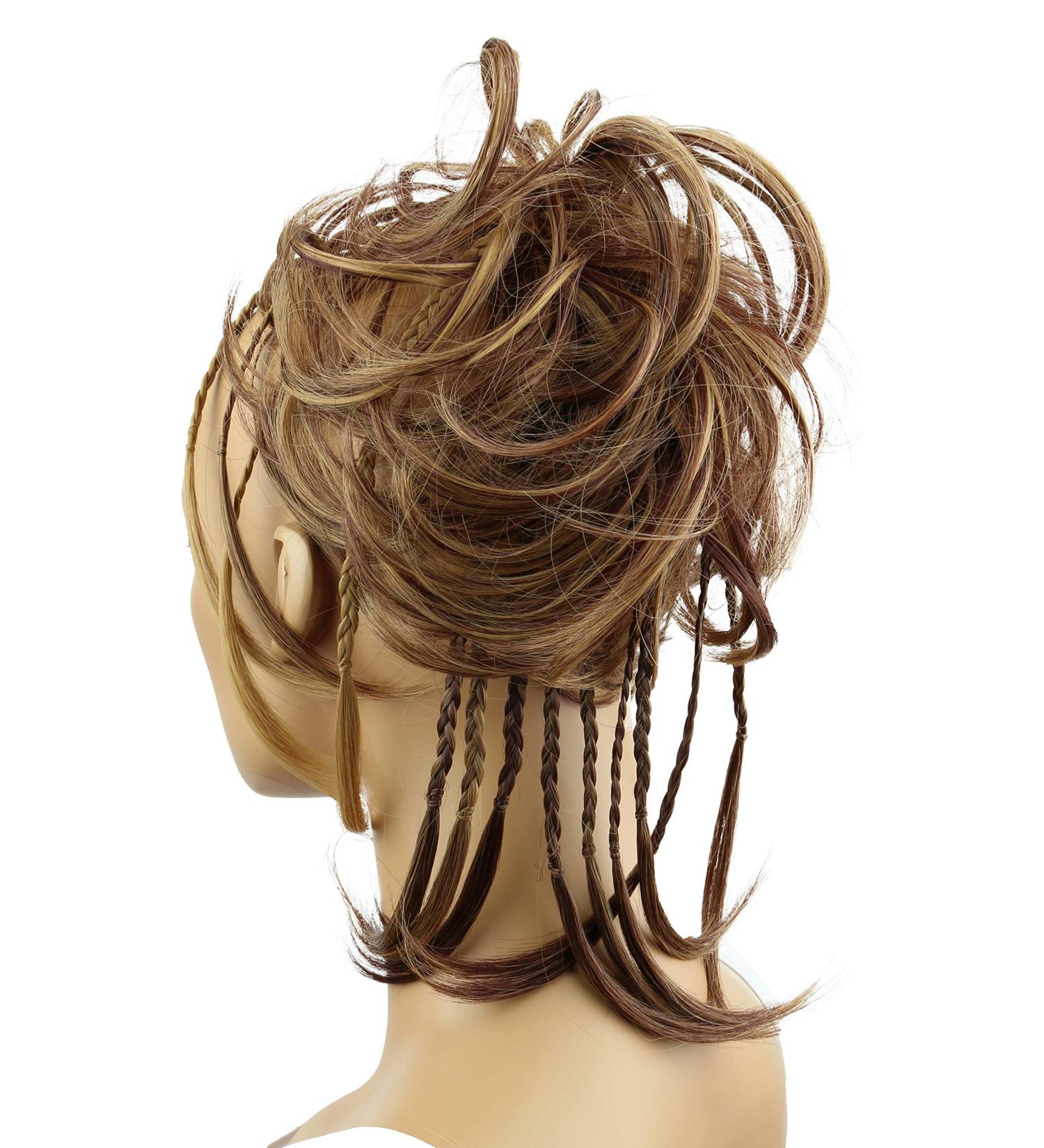 Buy CAISHA XXL Hair Part Hair Gum - Heat-Resistant Wavy Art Fiber - Red-Brown-Blond Mix | International Shipping - Buy Online on GoSupps.com