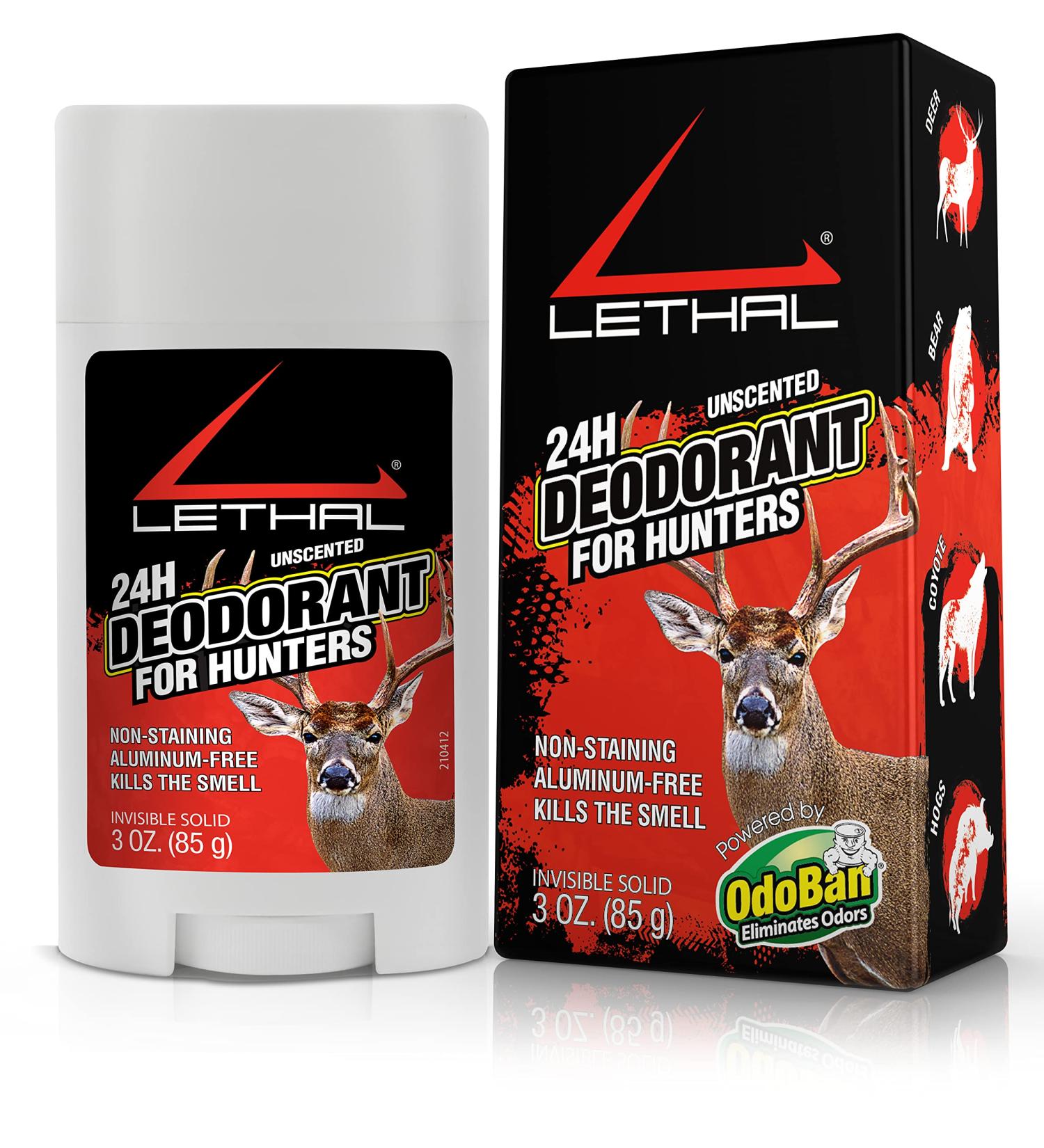 LETHAL Deodorant Stick: 24-Hour Protection for Men and Women - Unscented, Aluminum-Free, Invisible Solid - 3 oz - Buy Online on GoSupps.com
