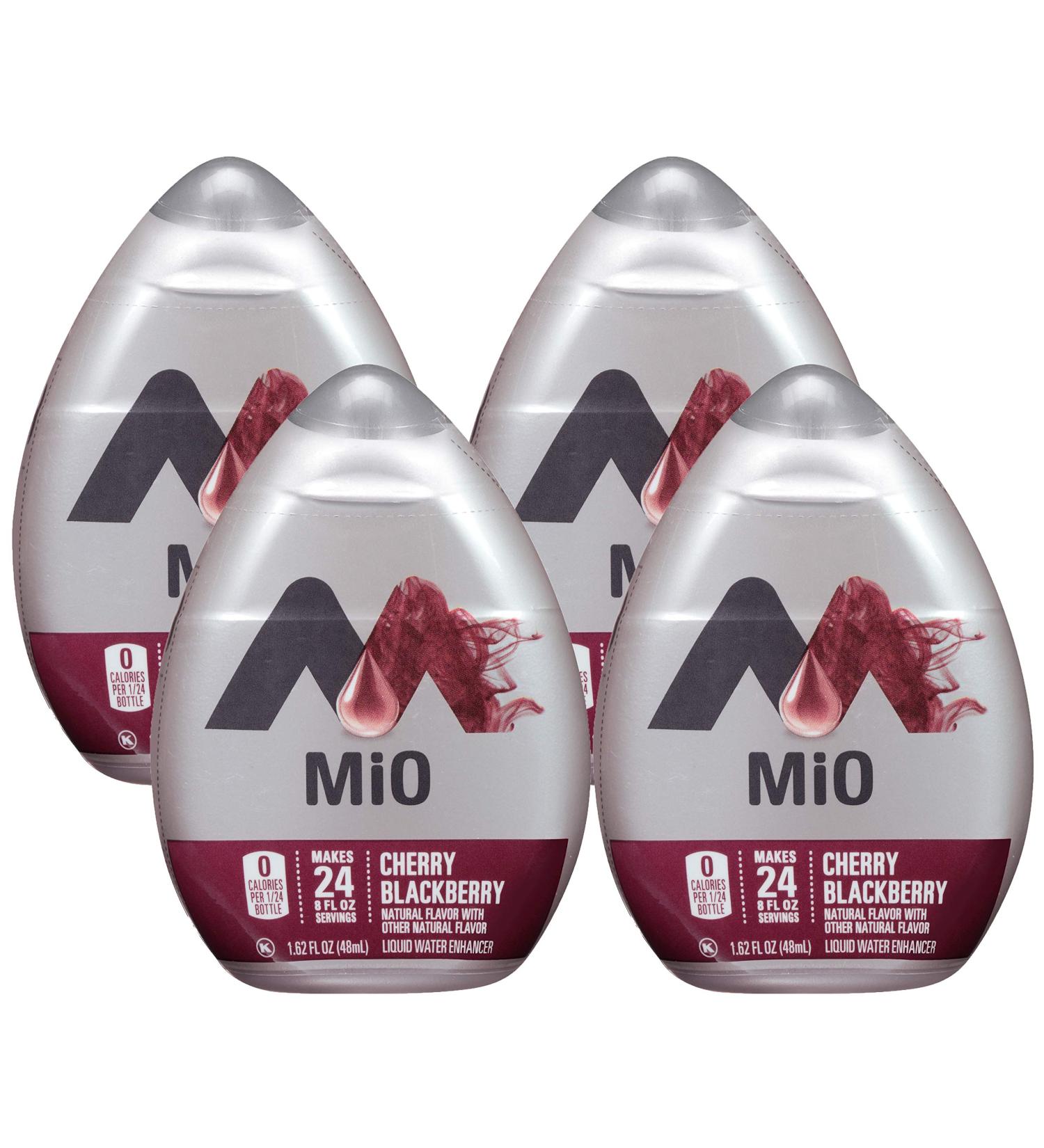 MiO Cherry Blackberry Liquid Water Enhancer 1.62 fl oz - Pack of 4 - Buy Online on GoSupps.com