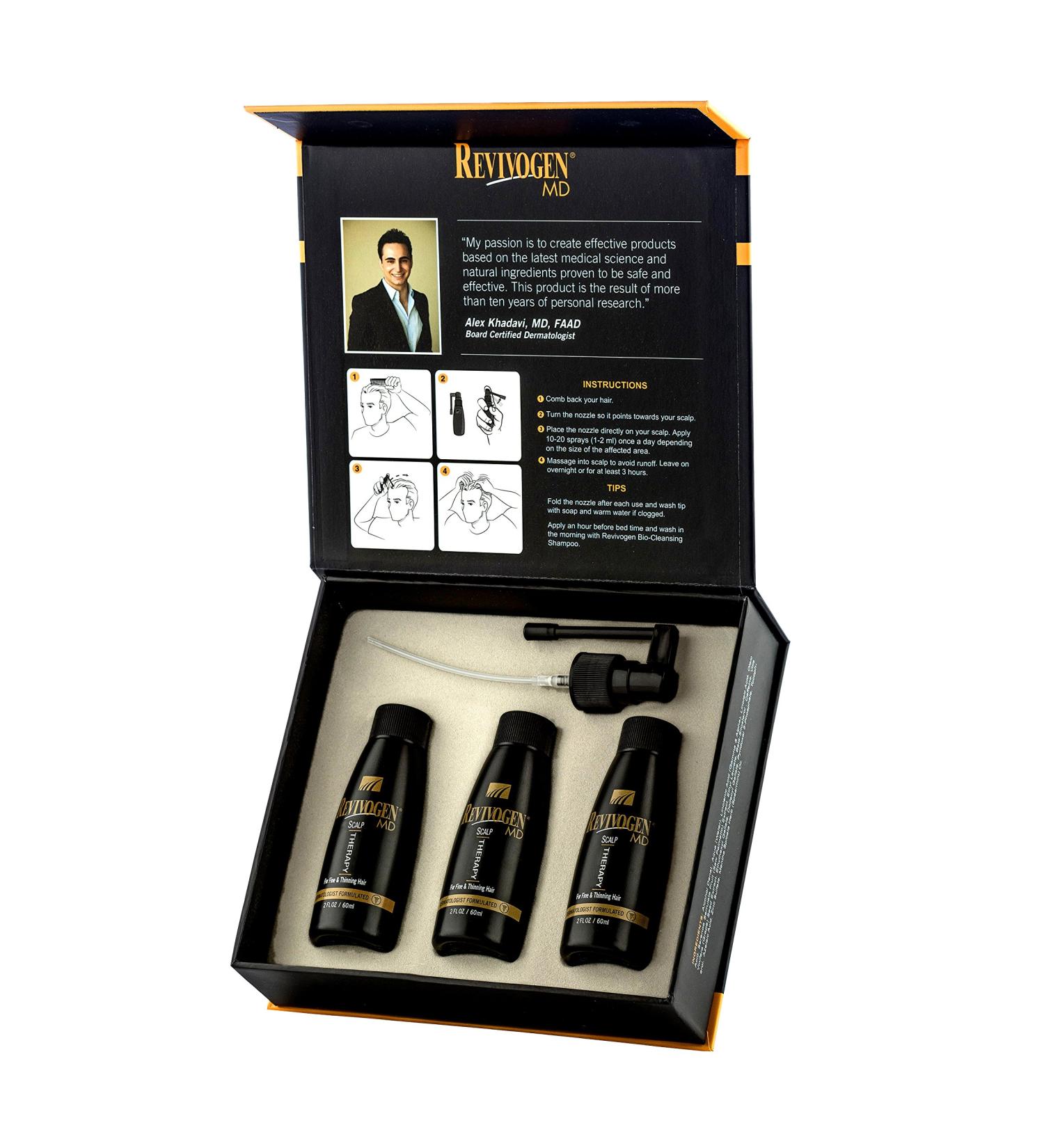 REVIVOGEN MD Scalp Therapy | Natural Hair Loss Solution for Fine & Thinning Hair - International Shipping - Buy Online on GoSupps.com