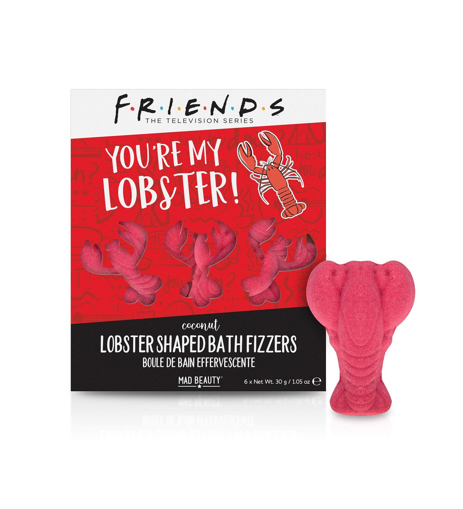 FRIENDS TV Show Lobster Bath Fizzers & Coconut-Scented Salts Sticks (Set of 6) | Relax & Unwind with Body Care Products - Buy Online on GoSupps.com