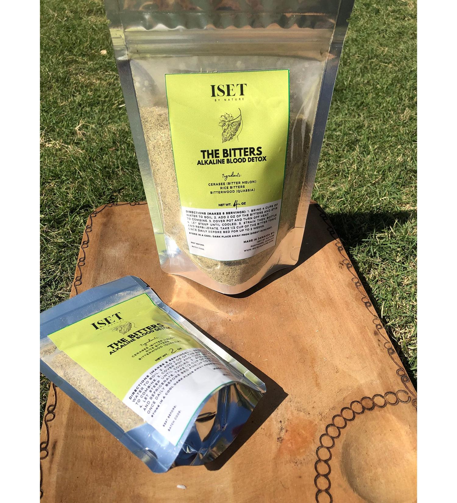 Bitter Purge 7-Day Blood Detox Tea | 100% Natural Liver Cleanse & Skin Detox | Jamaican Cerasee & Rice Bitters - Buy Online on GoSupps.com