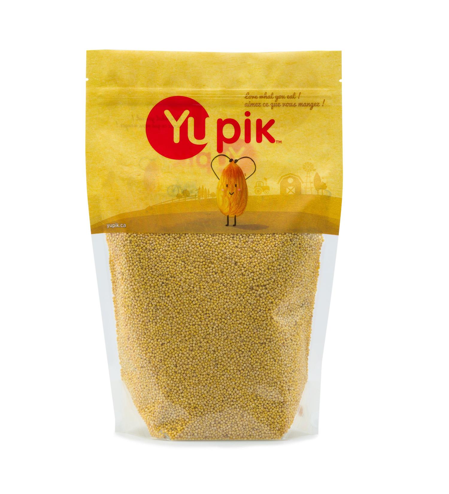 Yupik Millet Seeds Hulled 1 kg 6 Count Kosher Non-GMO Vegan Raw Salt-Free Plant-Based Protein Source of Fiber & Iron Ideal for Recipes Side Dishes Salads & More - Buy Online on GoSupps.com