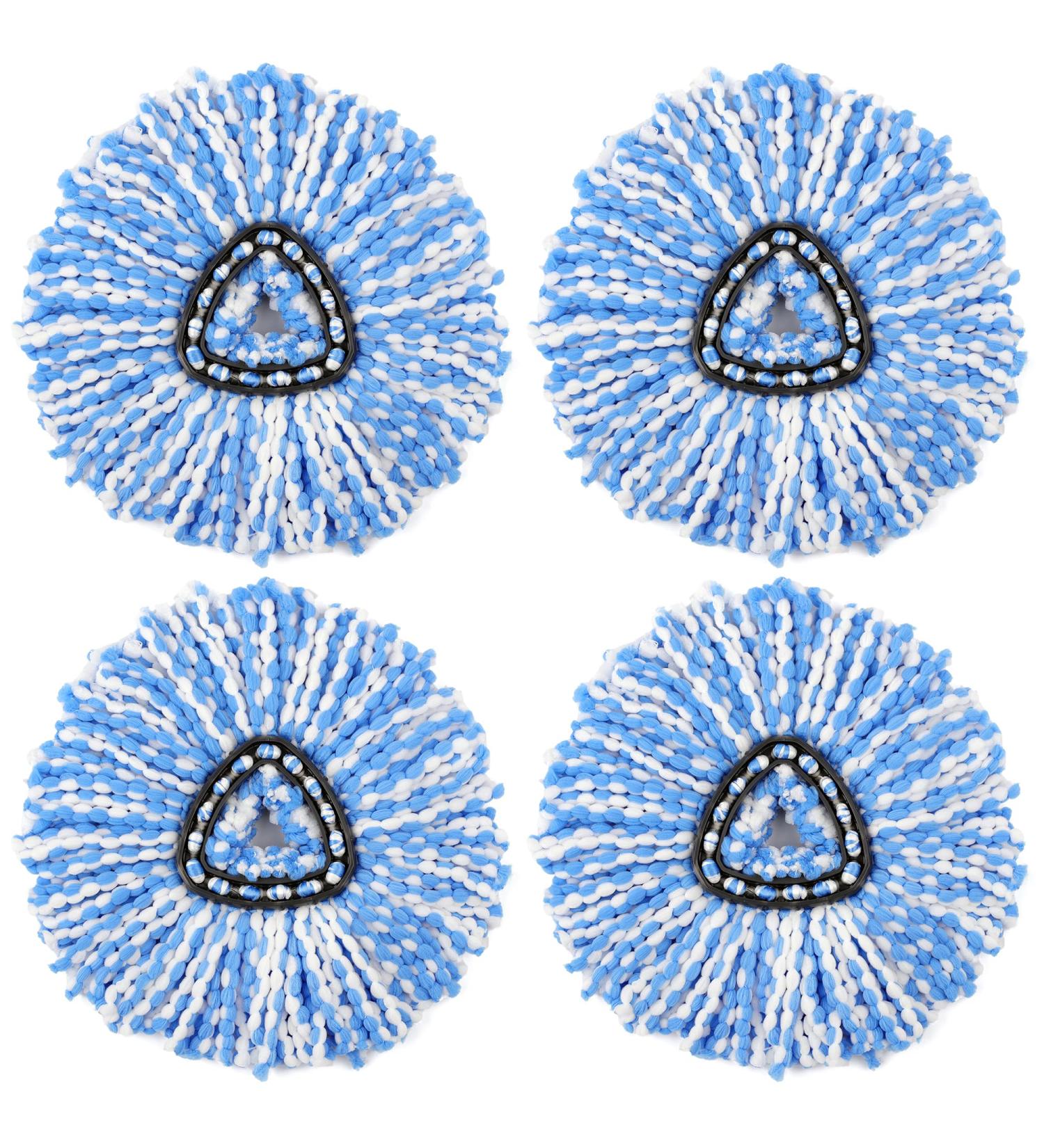 4 Pack Microfiber Mop Head Refills for Ocedar 2-Tank System - Rinse Cleaning, Compatible Replacement - Buy Online on GoSupps.com