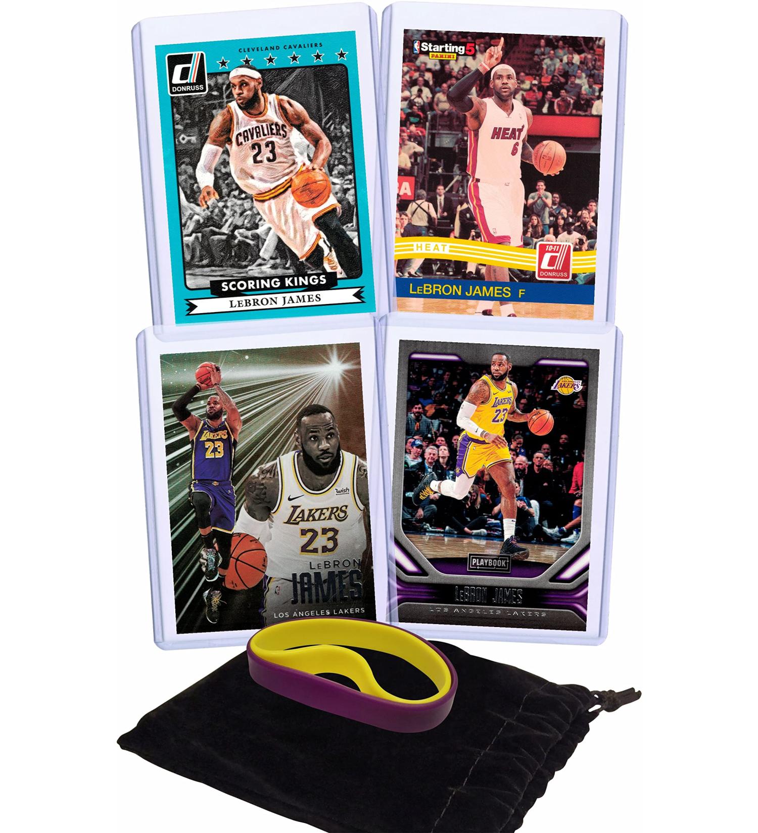 Lebron James Basketball Cards Bundle - Lakers, Cavaliers, Heat - MVP #23 Trading Cards (4-pack) - Buy Online on GoSupps.com