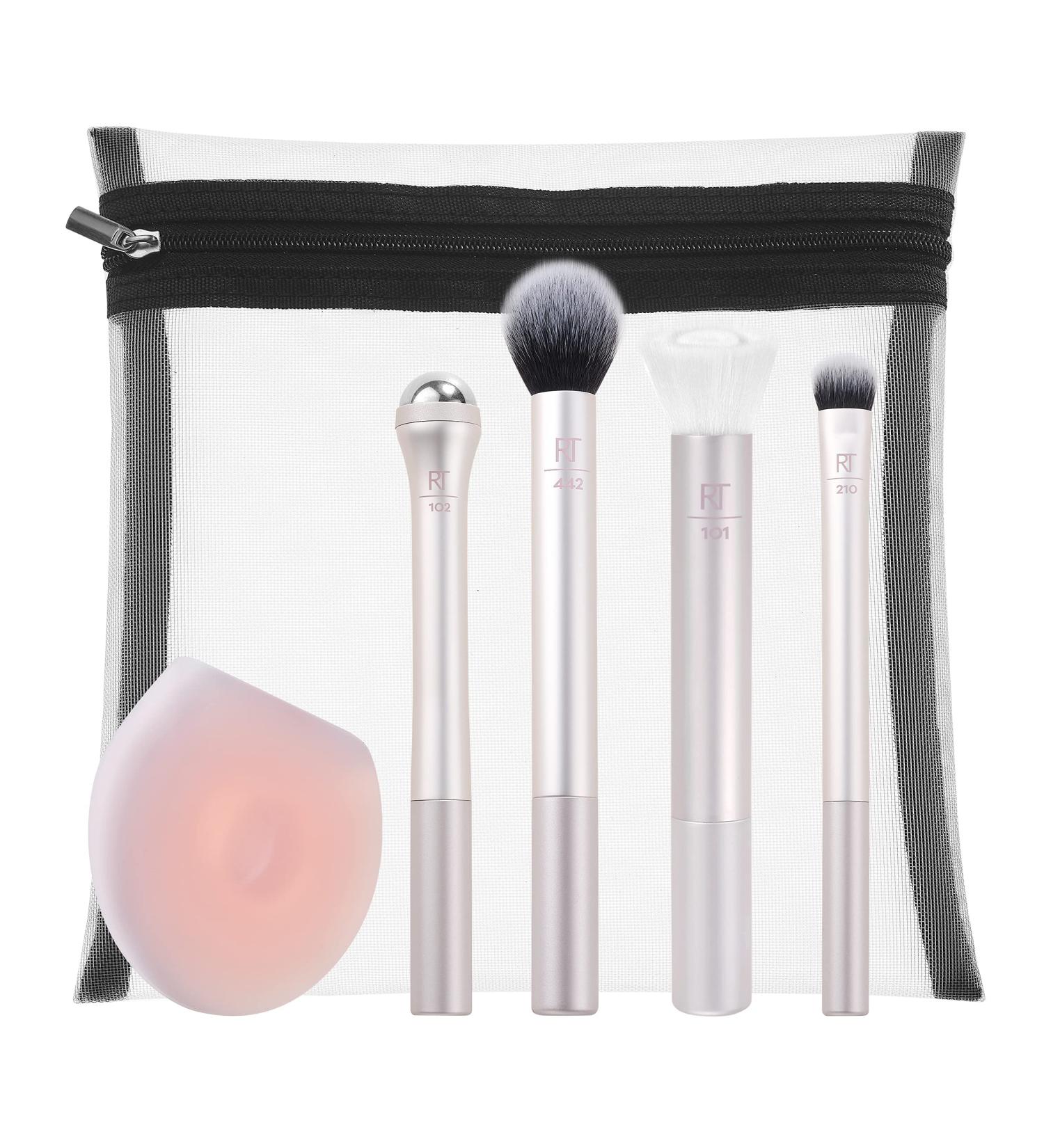 Real Techniques Me Time Makeup Brush & Skin Care Set - 6 Piece Valentine's Day Gift for Wife, Girlfriend, or Daughter - Buy Online on GoSupps.com