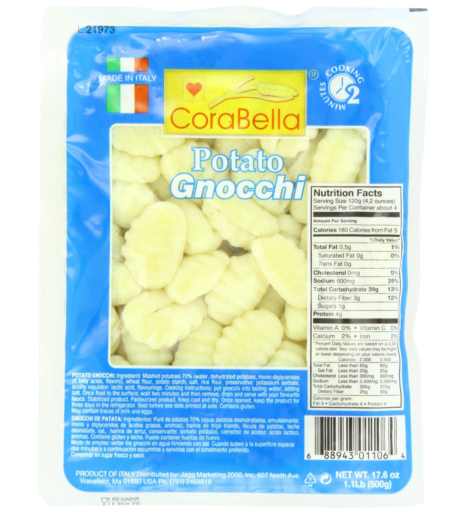 Corabella Potato Gnocchi 17.6 Ounce (Pack of 10) - Buy Online on GoSupps.com