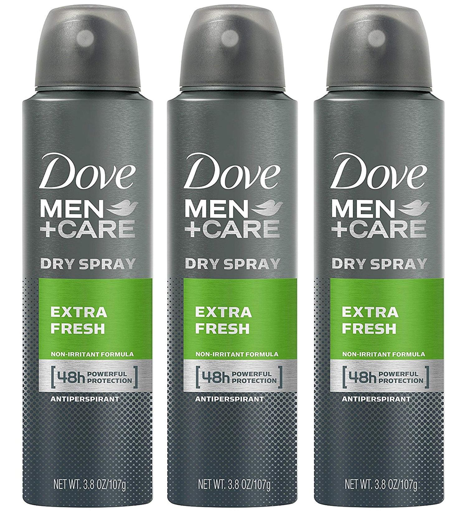 Dove Men's Antiperspirant Extra Fresh 3.8 oz (Pack of 3) - Long-lasting Protection for Men - Buy Online on GoSupps.com