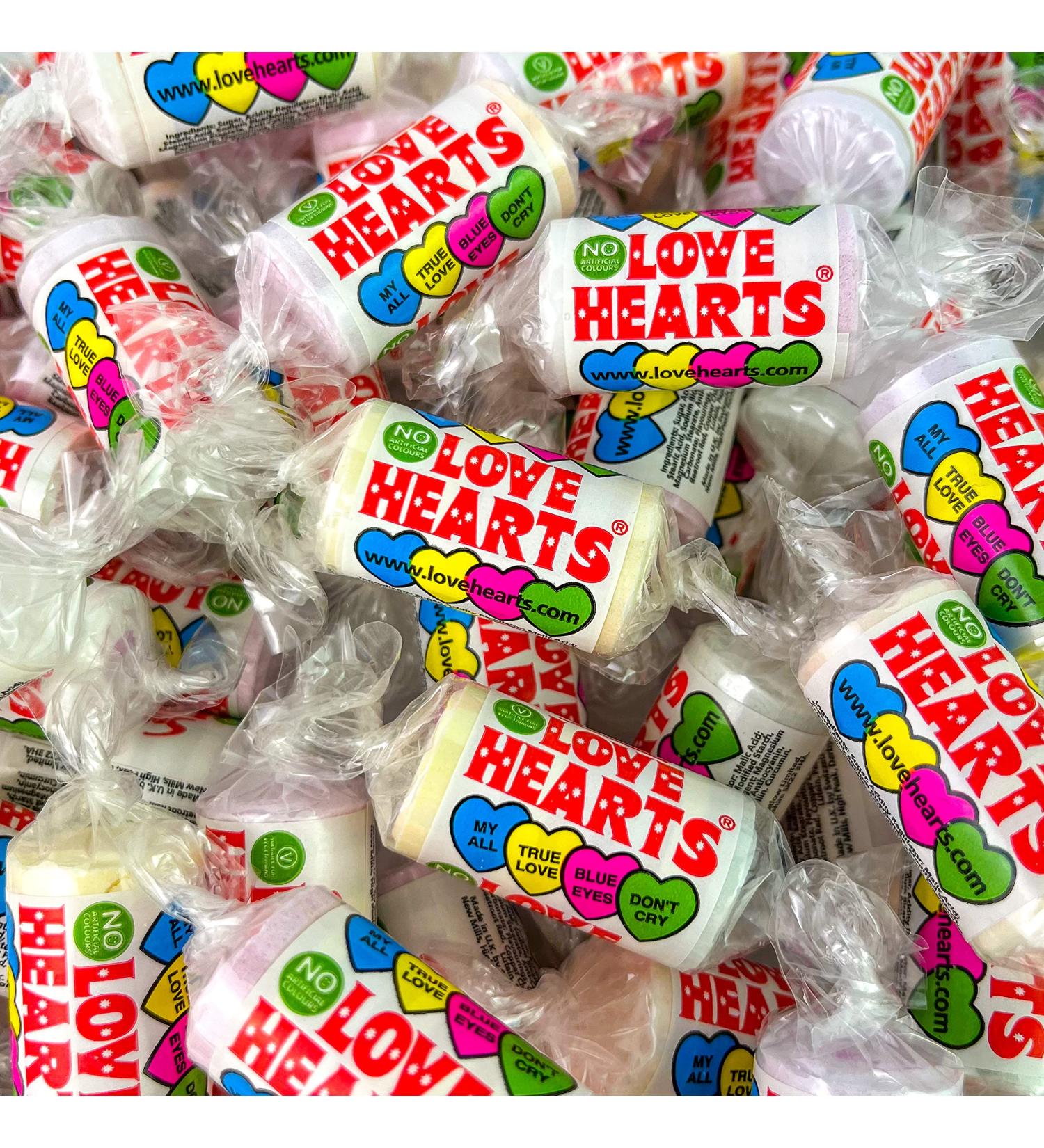 15 Mini Love Heart Sweets Valentines Sweets Wedding Heart Sweet Rolls Sweet Treat Gifting Co. - Buy Online on GoSupps.com