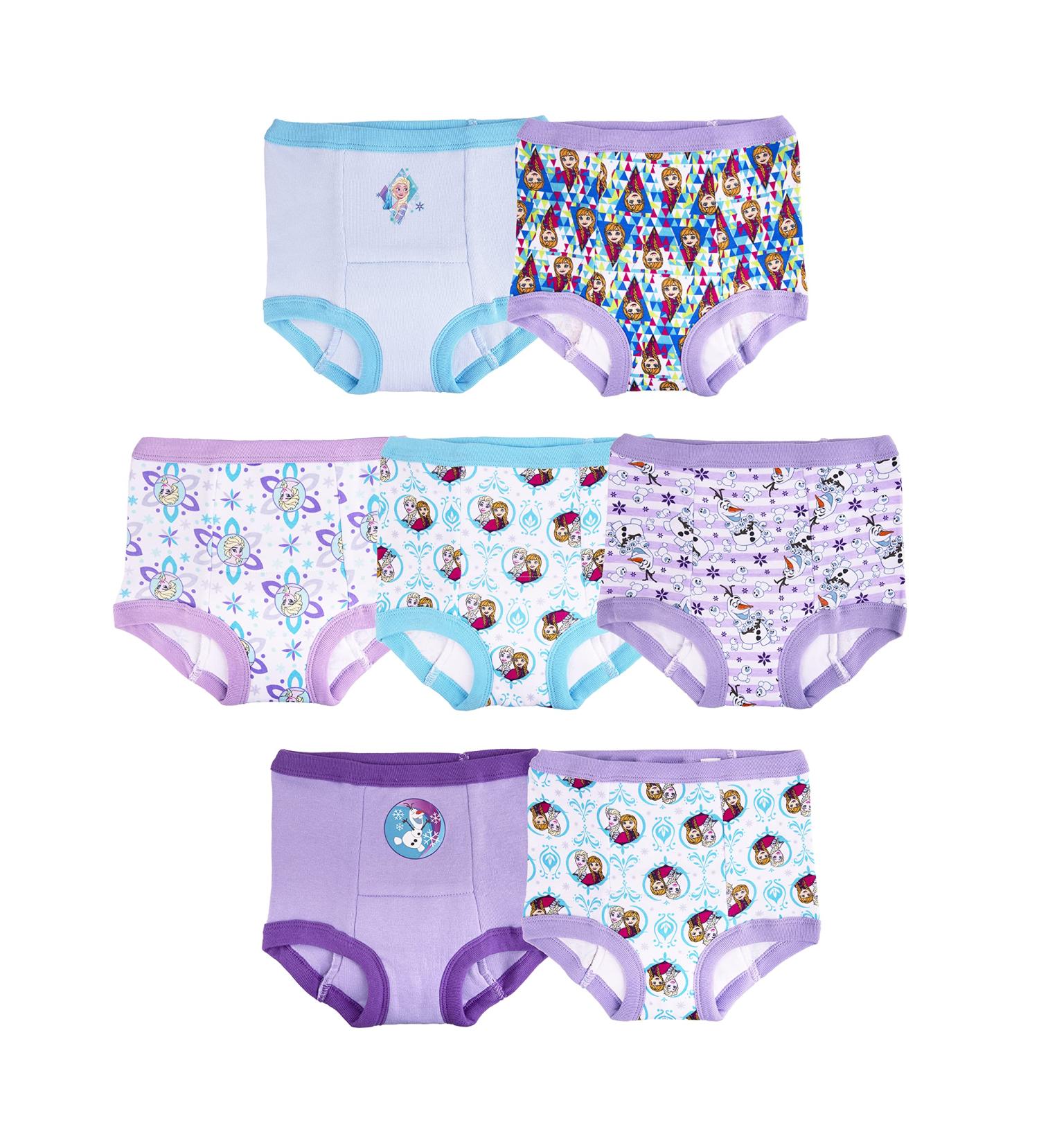 Frozen Toddler Girls Potty Training Pants 100% Cotton Underwear 4T - 7 Pack - Buy Online on GoSupps.com
