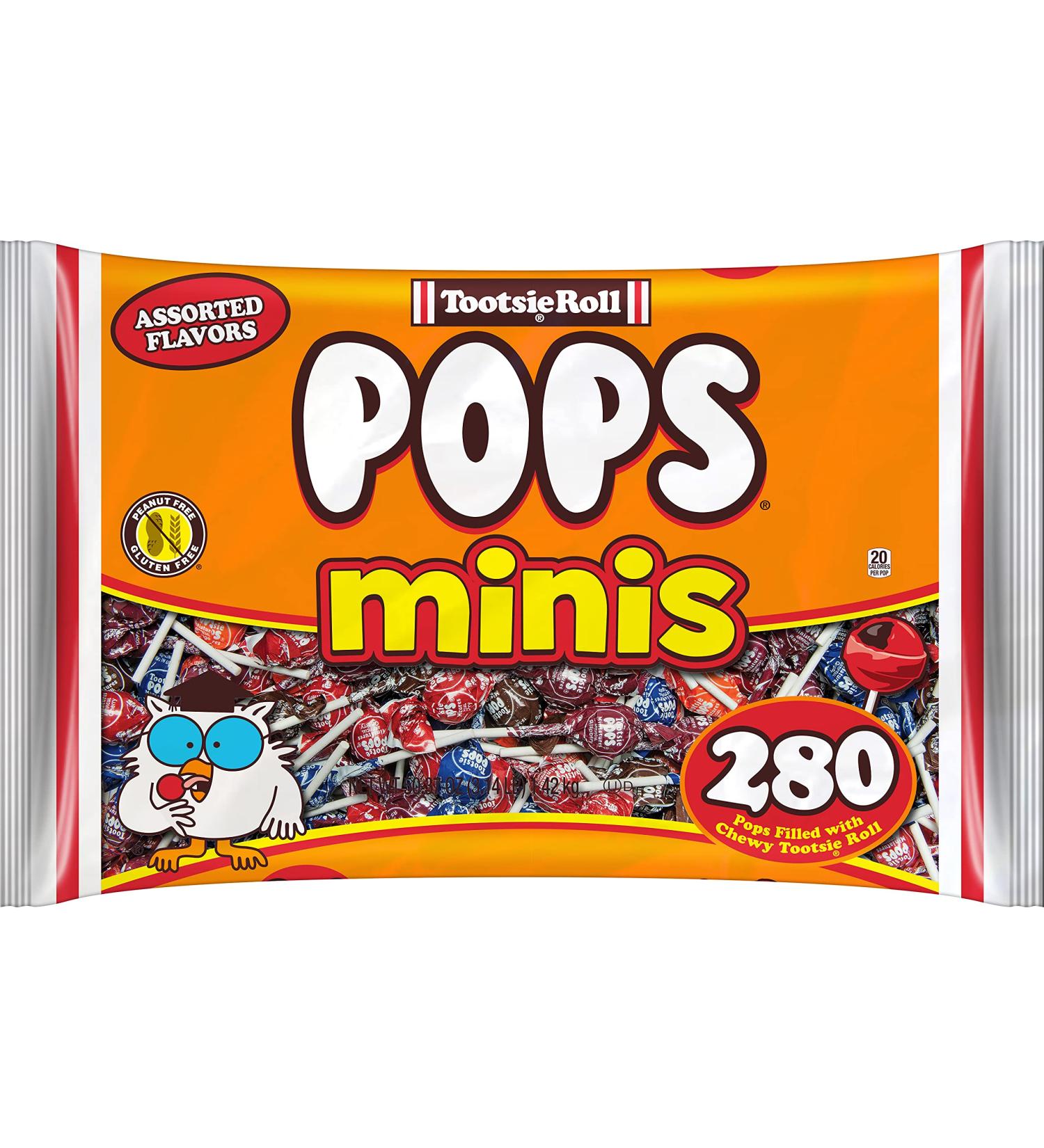 280 Count Tootsie Pops Roll Mini with Chocolatey Center - 50.37 Ounce Bag, 5 Flavors Multi - Buy Online on GoSupps.com