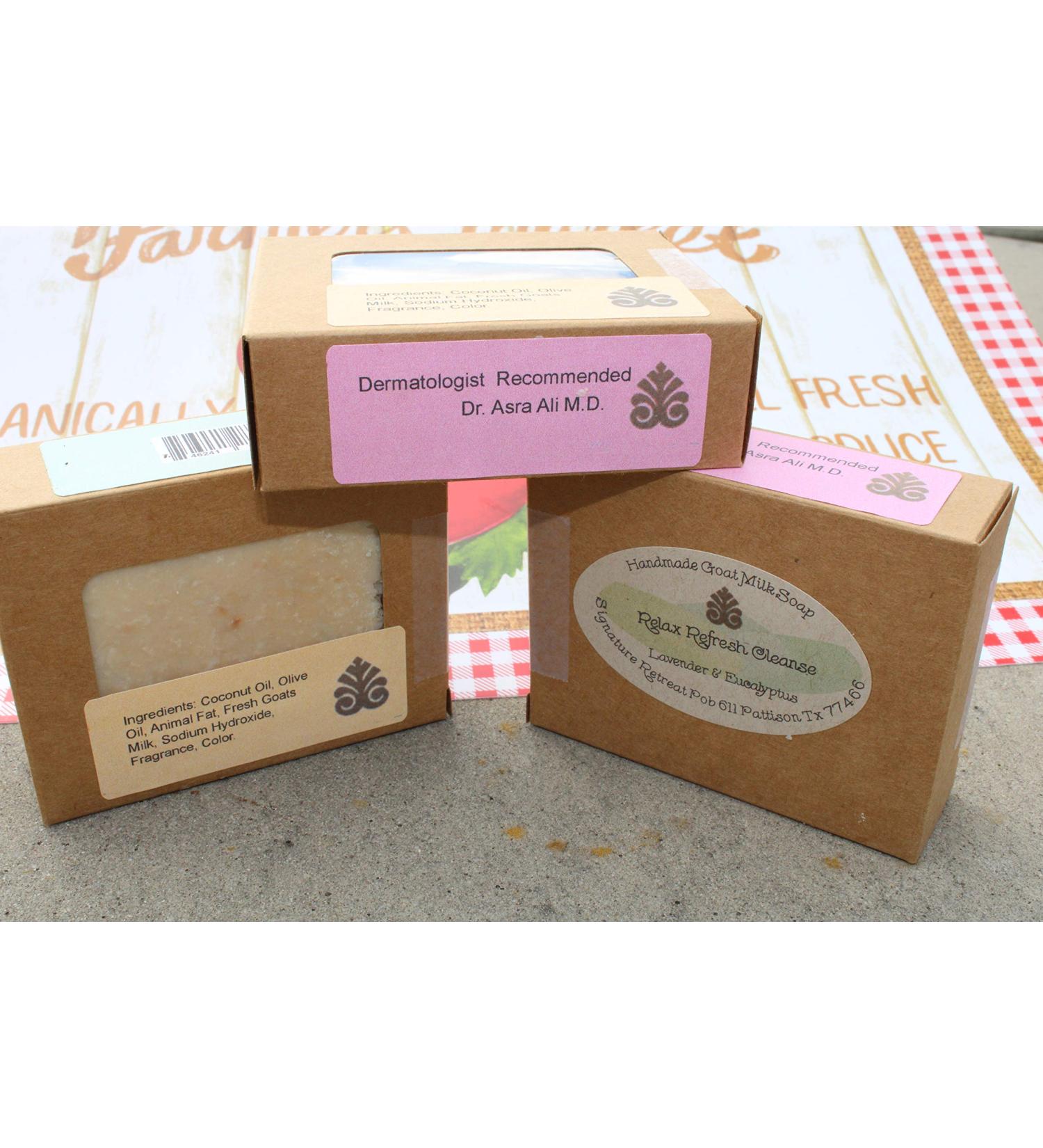 Hand Made Goat Milk Soap (Lavender & Eucalyptus)