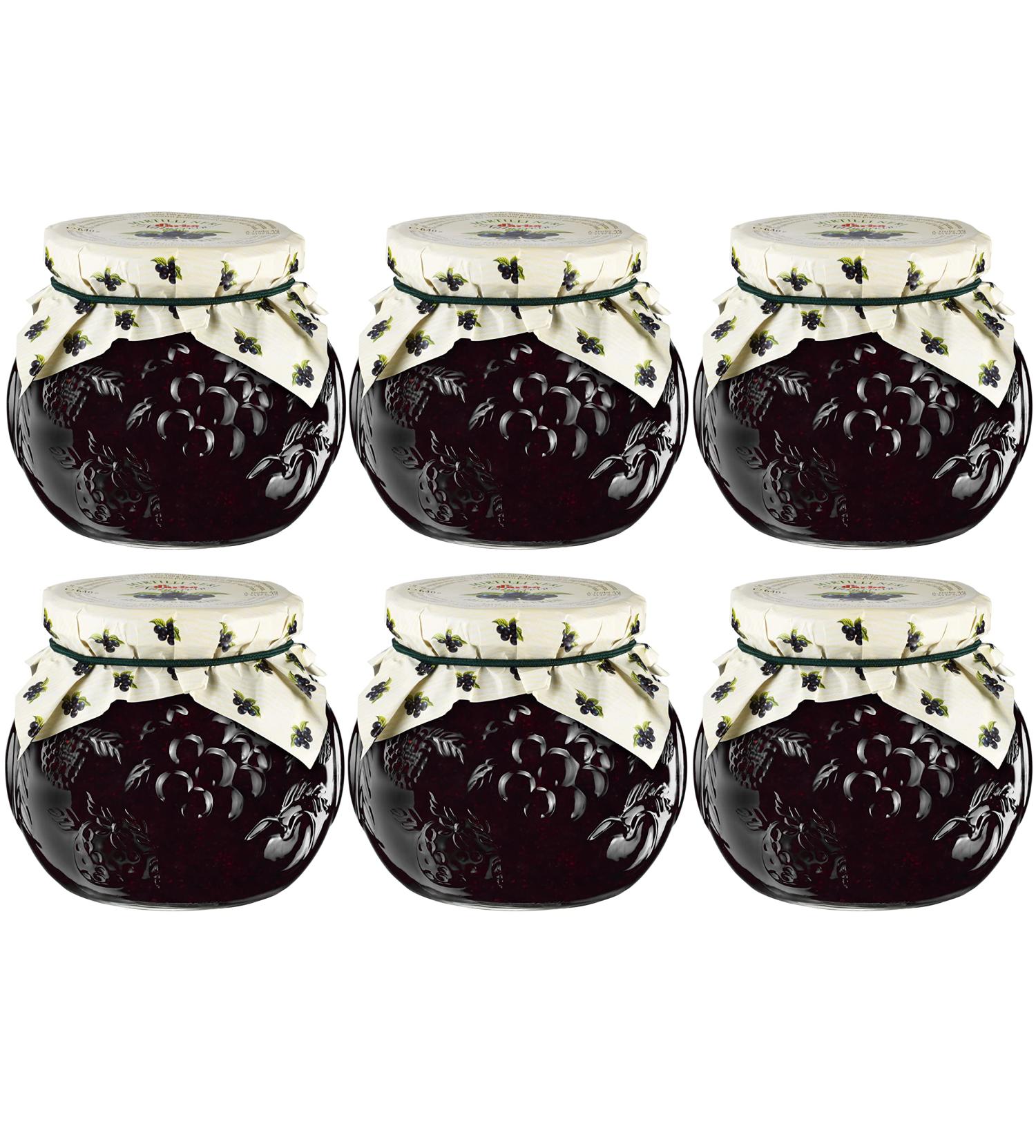Darbo Naturrein Decorative Glass - Blueberry Jam - 6 x 640g - Buy Online on GoSupps.com