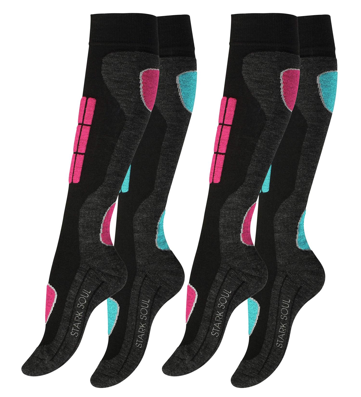 Buy 2 Pairs of Original VCA SKI Functional Socks - Winter Sports Socks with Special Padding Size 39/42 Pink/Turquoise | International Shipping Available - Buy Online on GoSupps.com