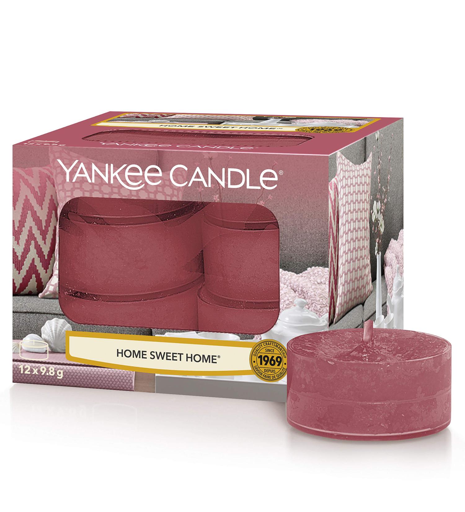 Yankee Candle Sweet Home Tea Light Candles (Pack of 12) - Buy Online on GoSupps.com