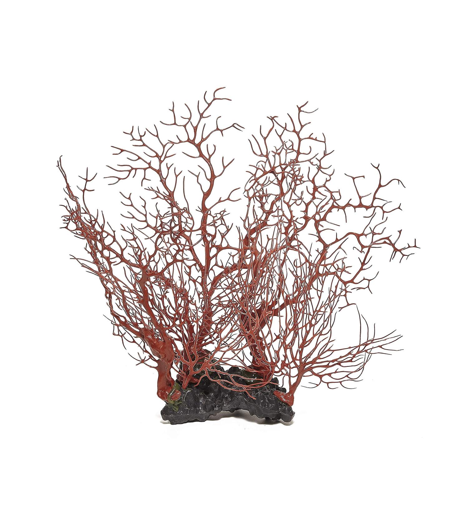 Pistachio Pet - Aquarium Decoration Lifelike Coral Fan (Large)