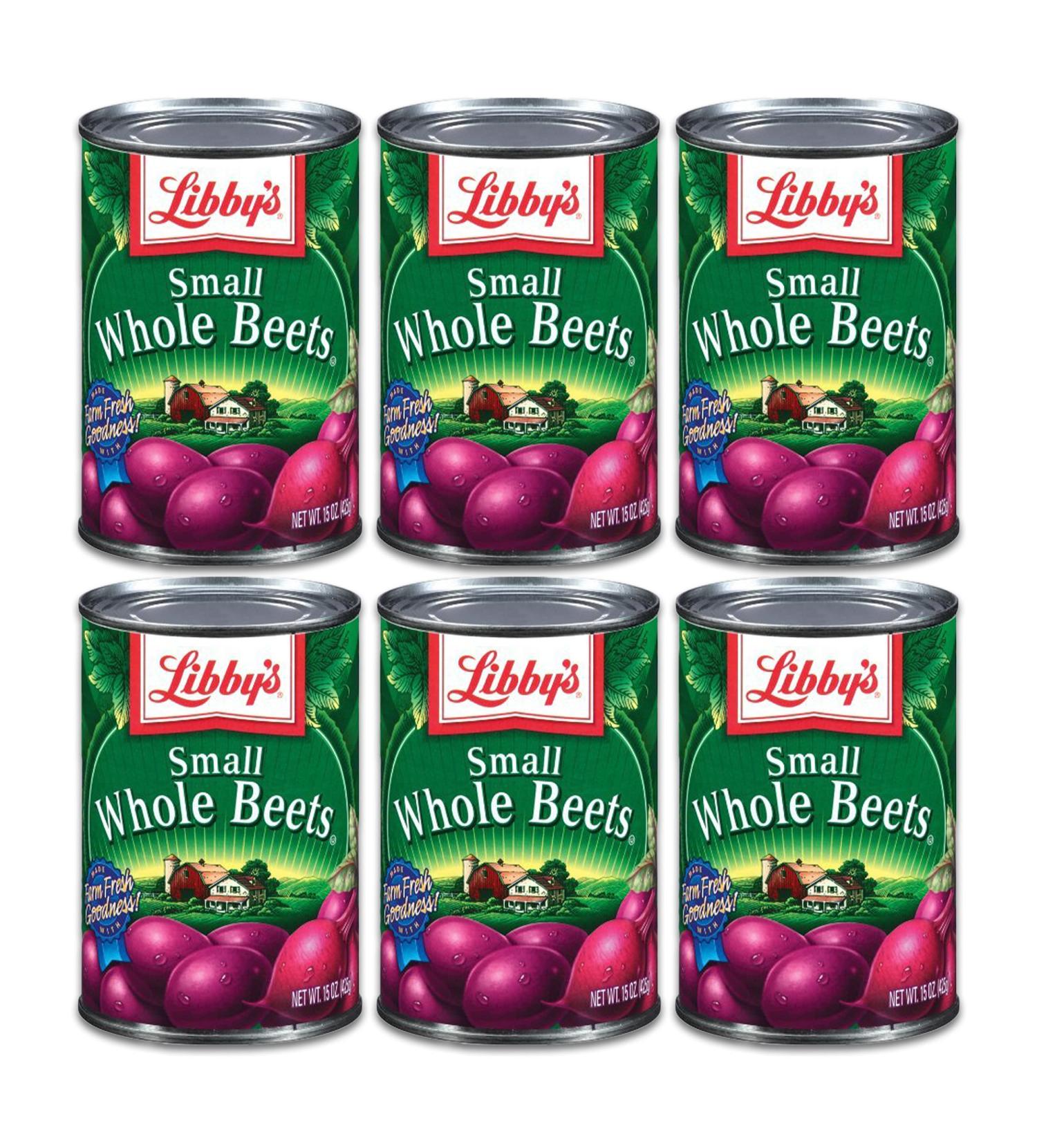 Libby's Small Whole Beets 15oz Can (Pack of 6)