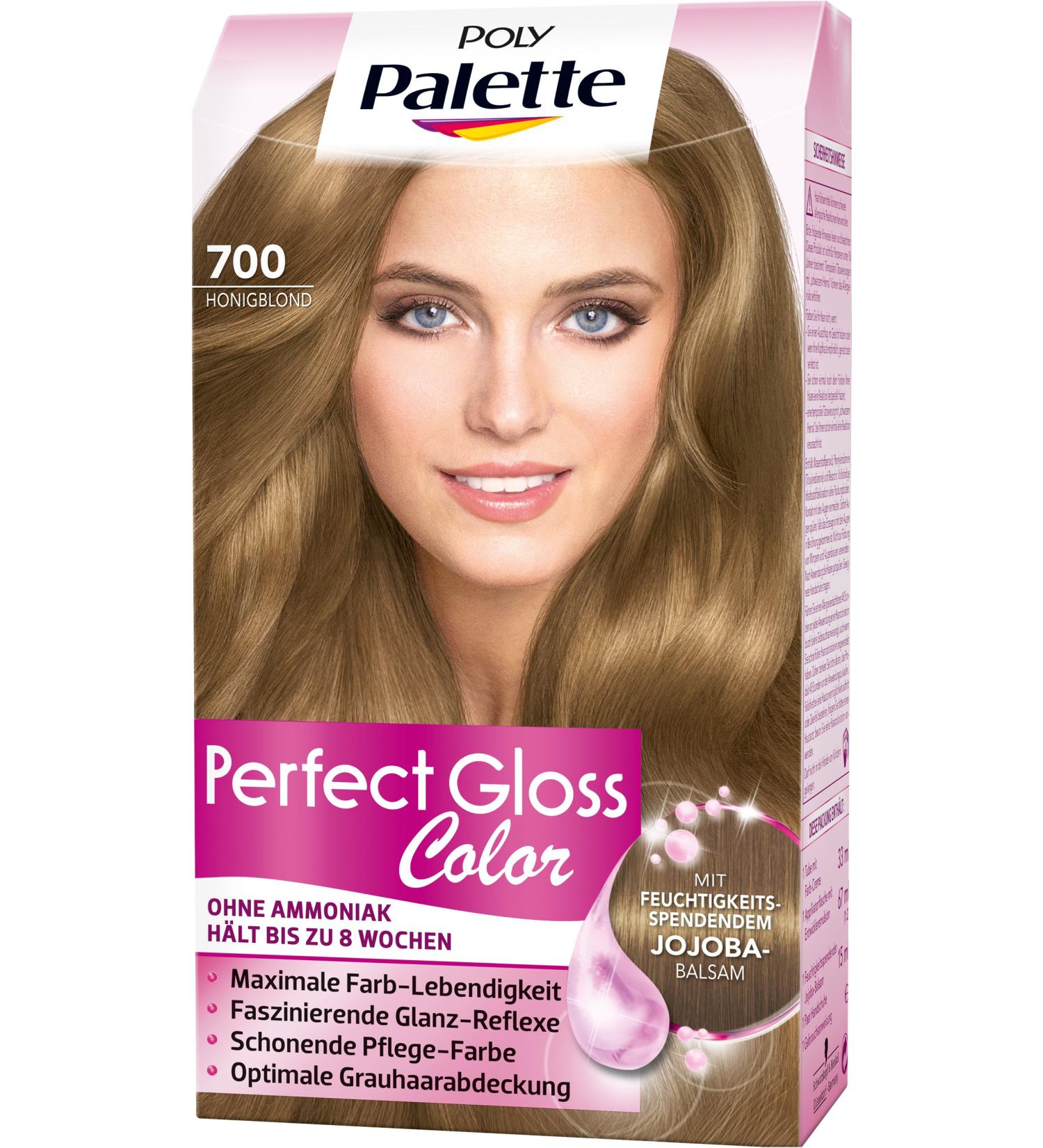 Poly Palette Perfect Gloss Color Tint 700 Honey Blonde Pack of 3 (3 x 115 ml)