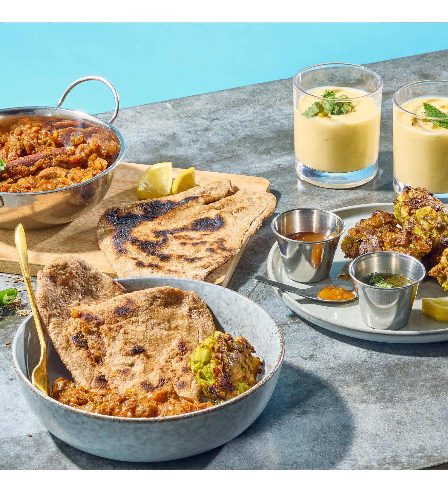 Chefs for Foodies Ultimate Curry Recipe Kit | Meat Vegetarian or Vegan Choice | Curated by Celebrity Chef | Authentic Indian Feast for Intimate Dinner | Complete with Video Masterclasses | Serves 2 - Buy Online on GoSupps.com